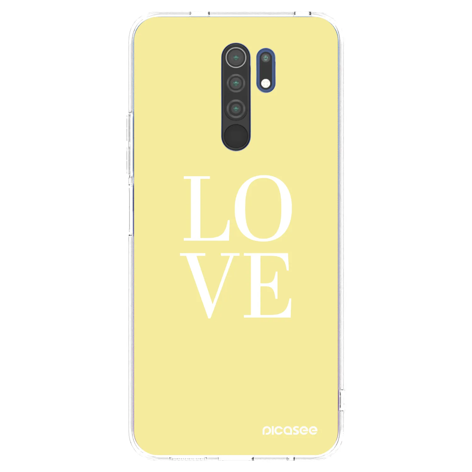 Picasee silikonski prozorni ovitek za Xiaomi Redmi 9 - Love