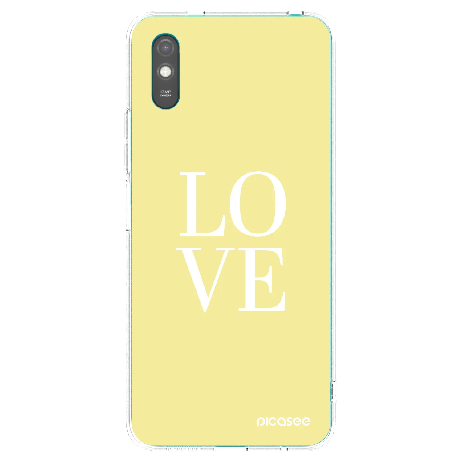 Picasee silikonski prozorni ovitek za Xiaomi Redmi 9A - Love