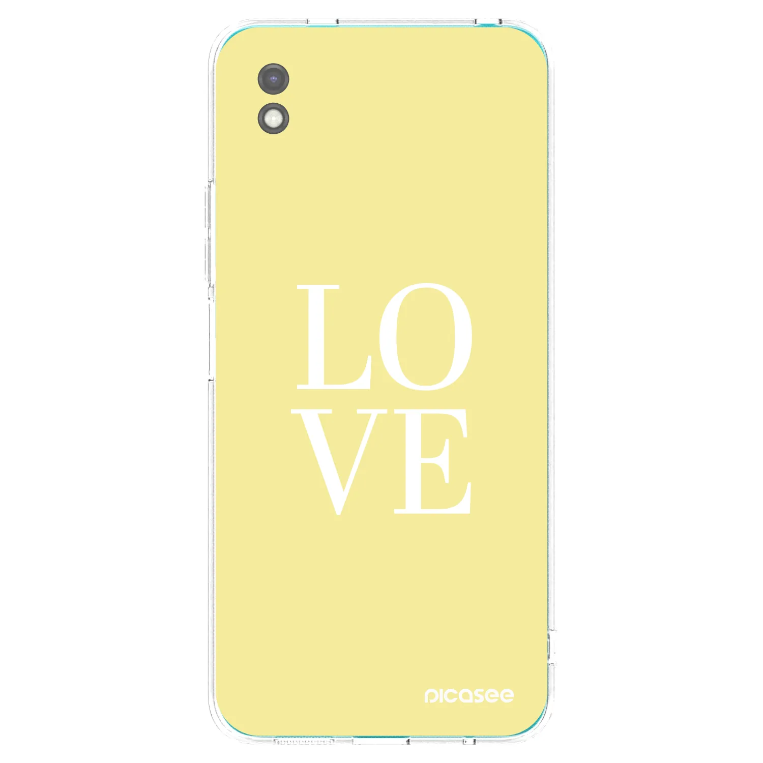 Picasee silikonski črni ovitek za Xiaomi Redmi 9A - Love