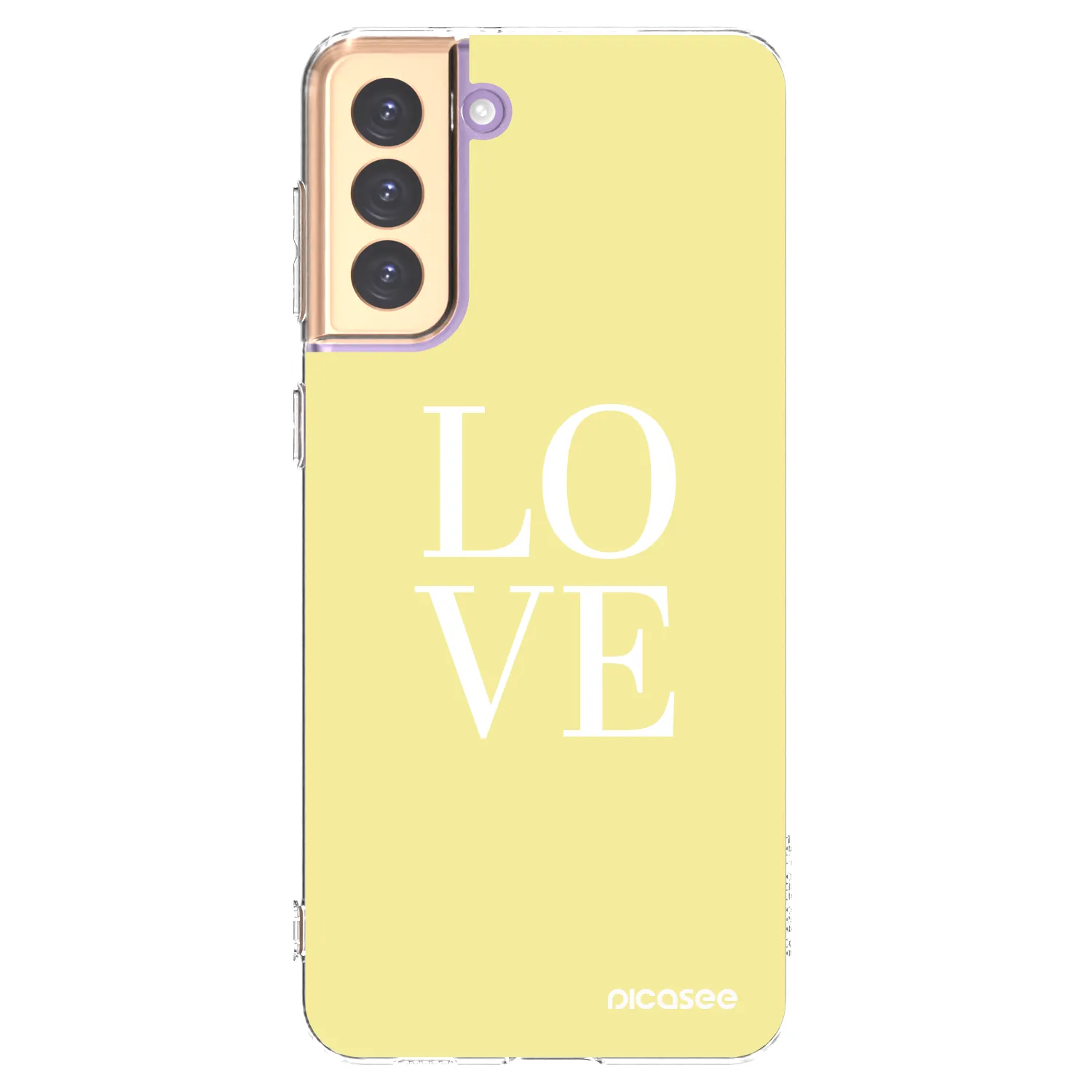 Picasee silikonski prozorni ovitek za Samsung Galaxy S21+ 5G G996F - Love