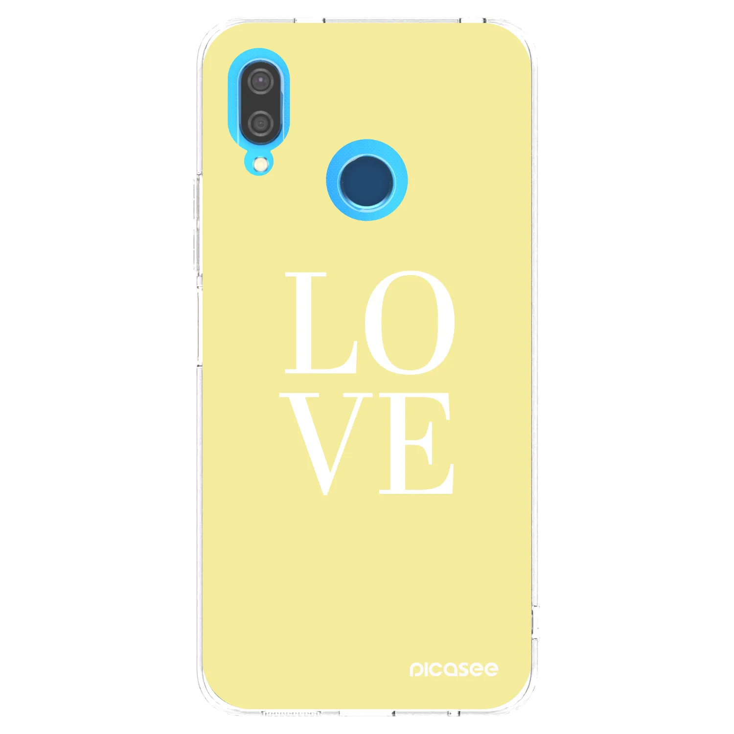 Picasee silikonski prozorni ovitek za Huawei P20 Lite - Love