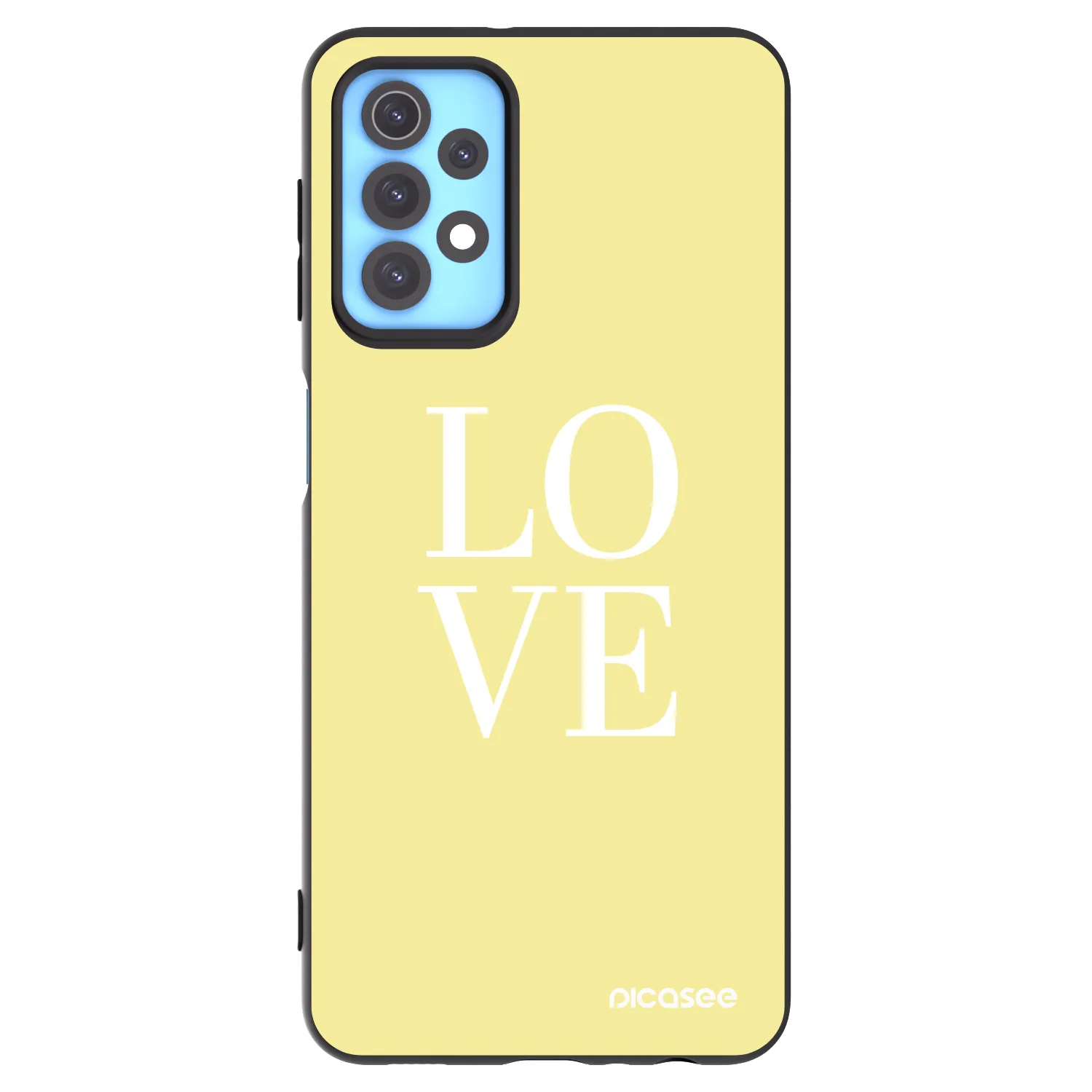 Picasee silikonski črni ovitek za Samsung Galaxy A32 4G SM-A325F - Love