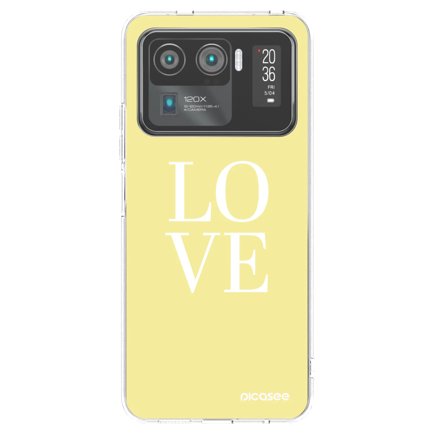Picasee silikonski prozorni ovitek za Xiaomi Mi 11 Ultra - Love