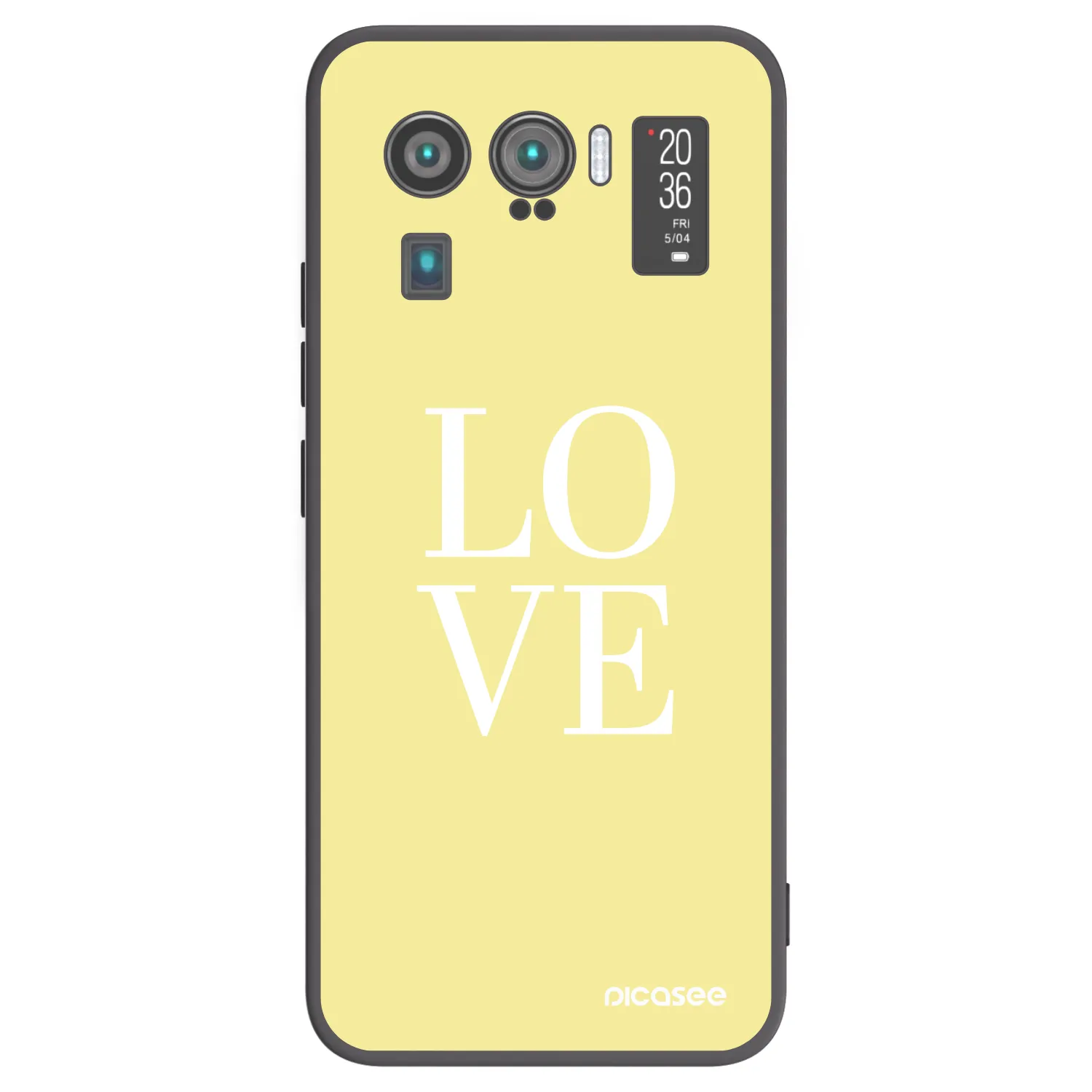 Picasee silikonski črni ovitek za Xiaomi Mi 11 Ultra - Love