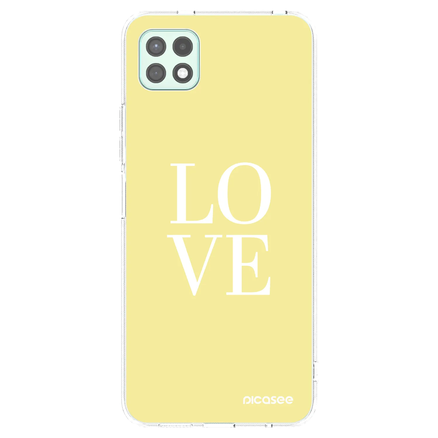Picasee silikonski prozorni ovitek za Samsung Galaxy A22 A226B 5G - Love