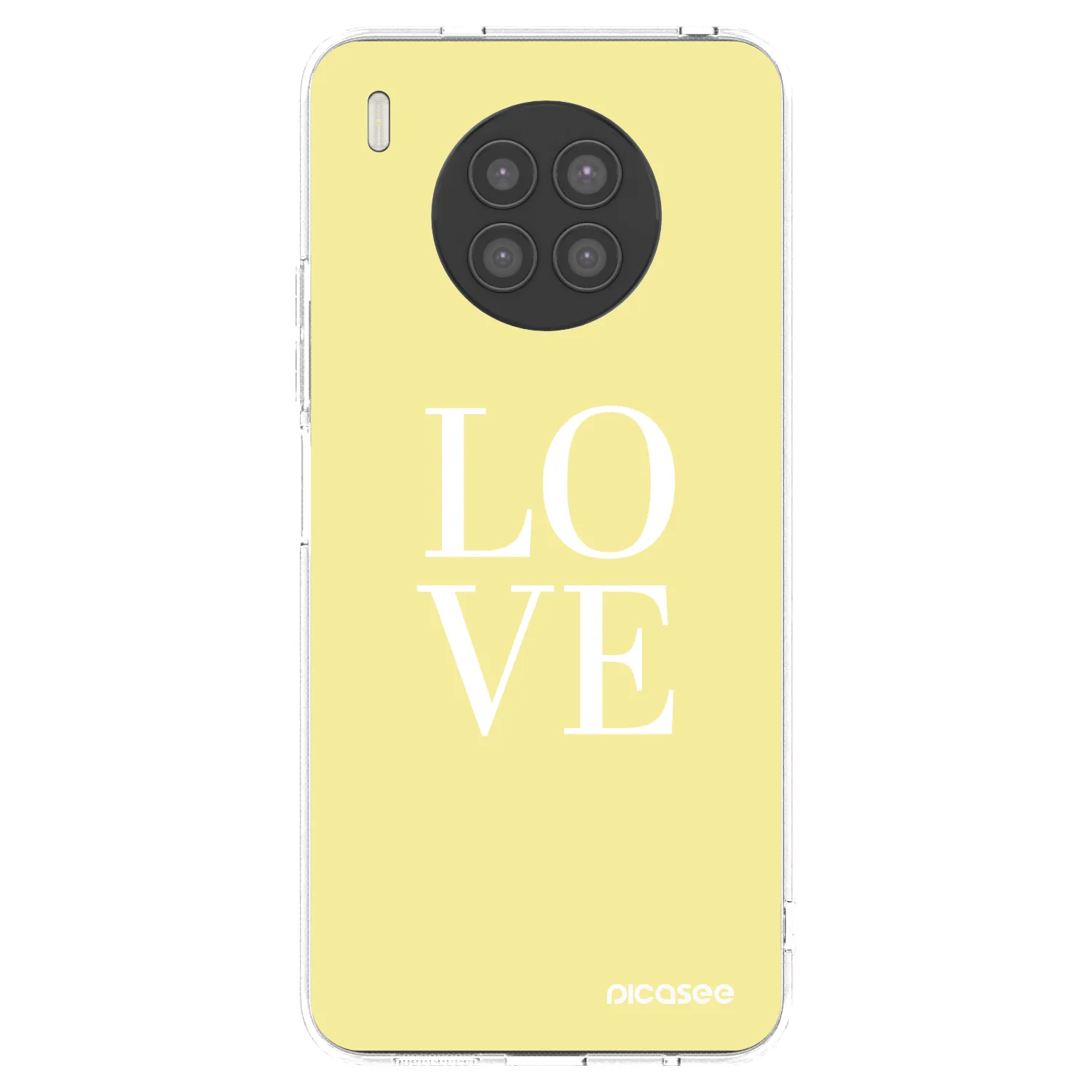 Picasee silikonski prozorni ovitek za Huawei Nova 8i - Love