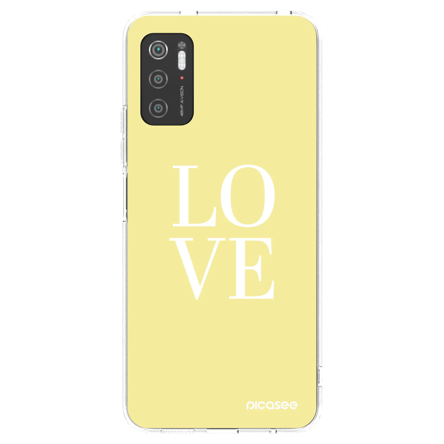 Picasee silikonski prozorni ovitek za Xiaomi Poco M3 Pro 5G - Love