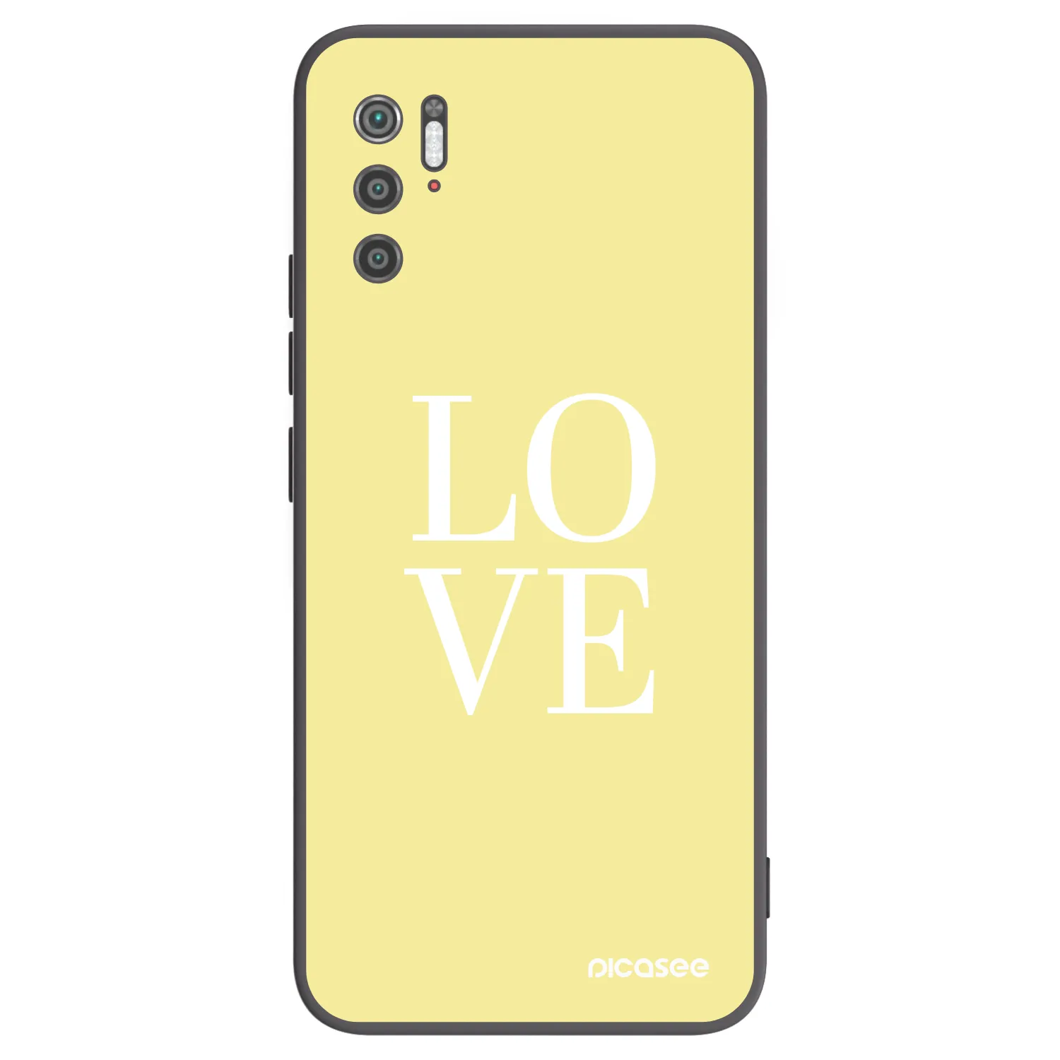 Picasee silikonski črni ovitek za Xiaomi Poco M3 Pro 5G - Love