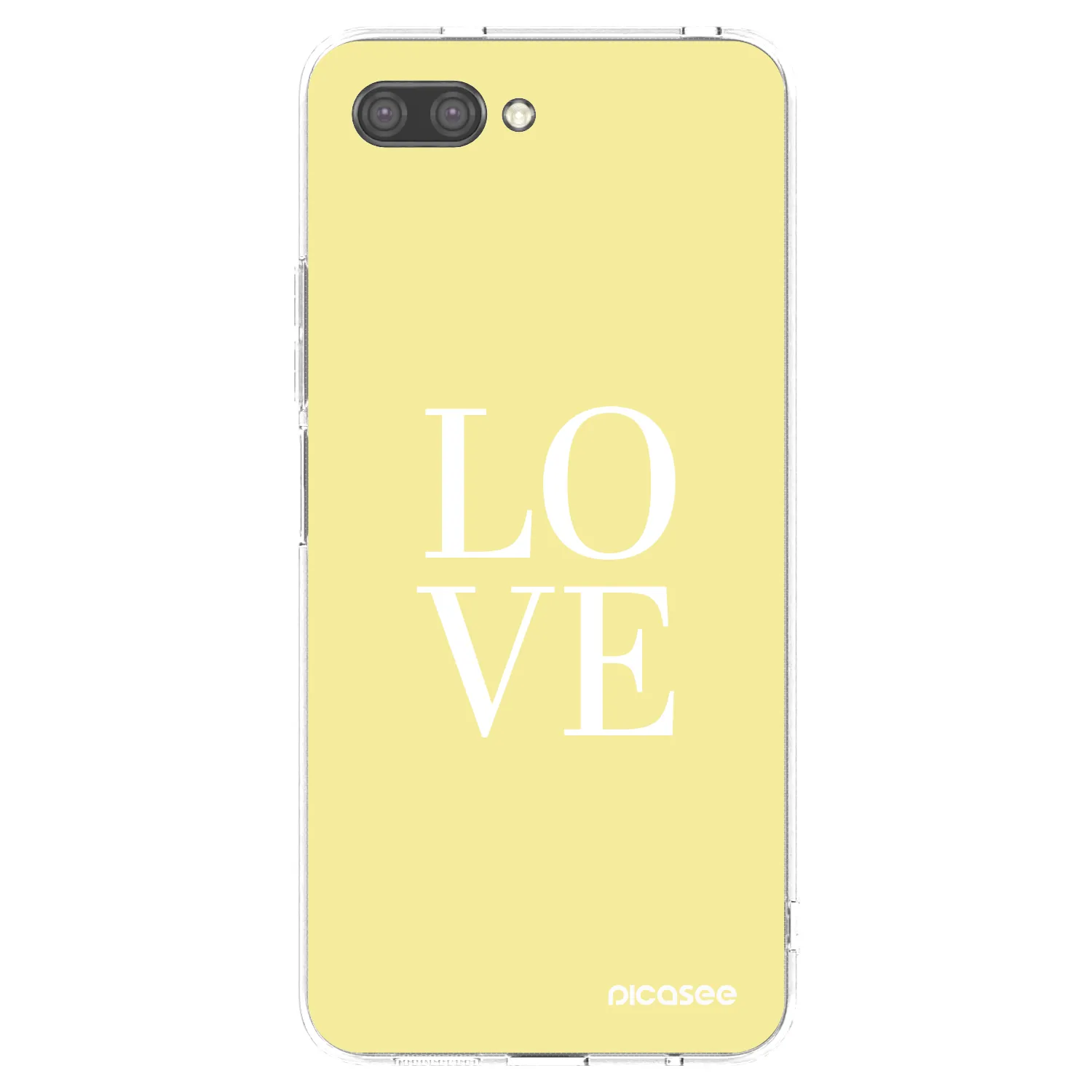 Picasee silikonski prozorni ovitek za Honor 10 - Love