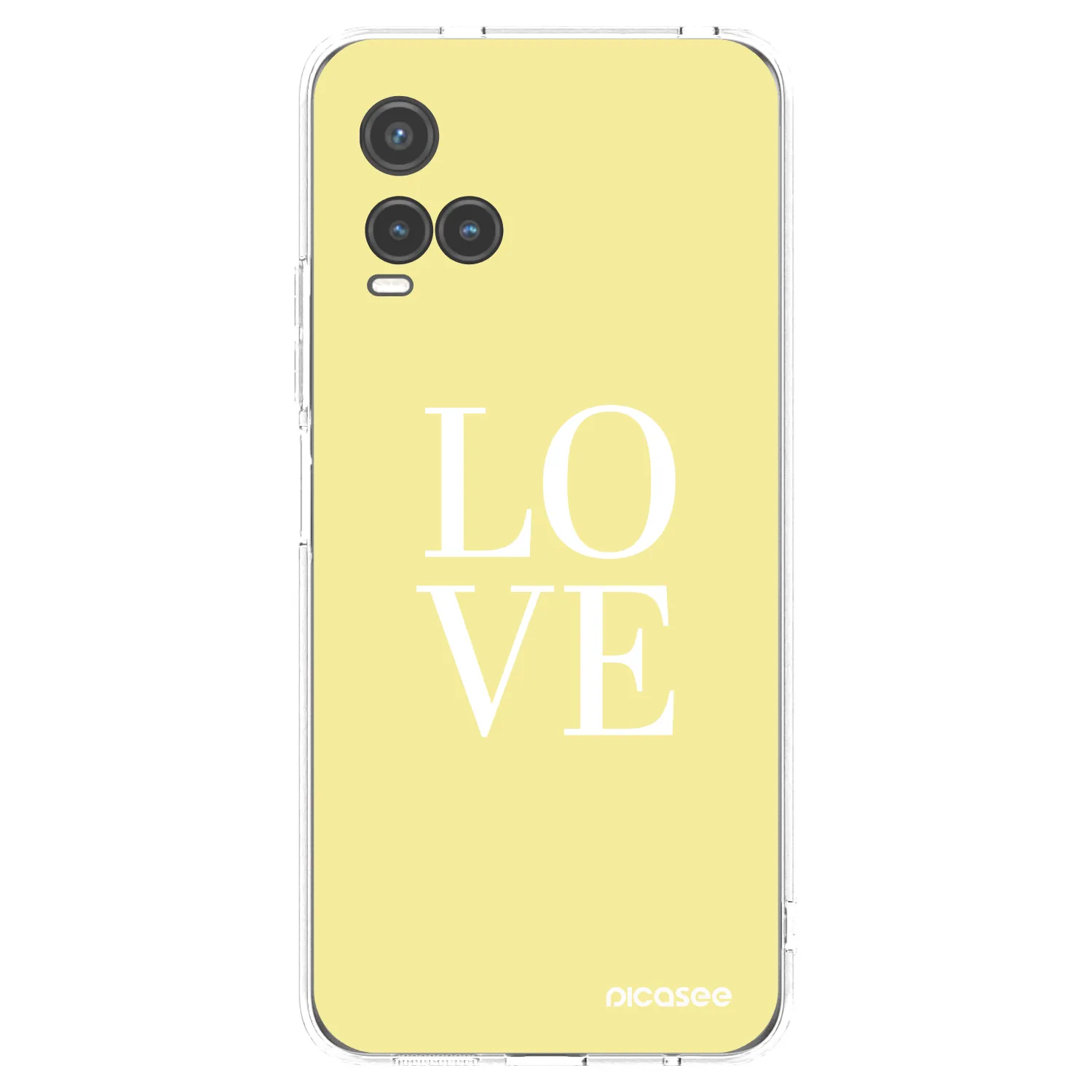 Picasee silikonski prozorni ovitek za Vivo Y33s - Love