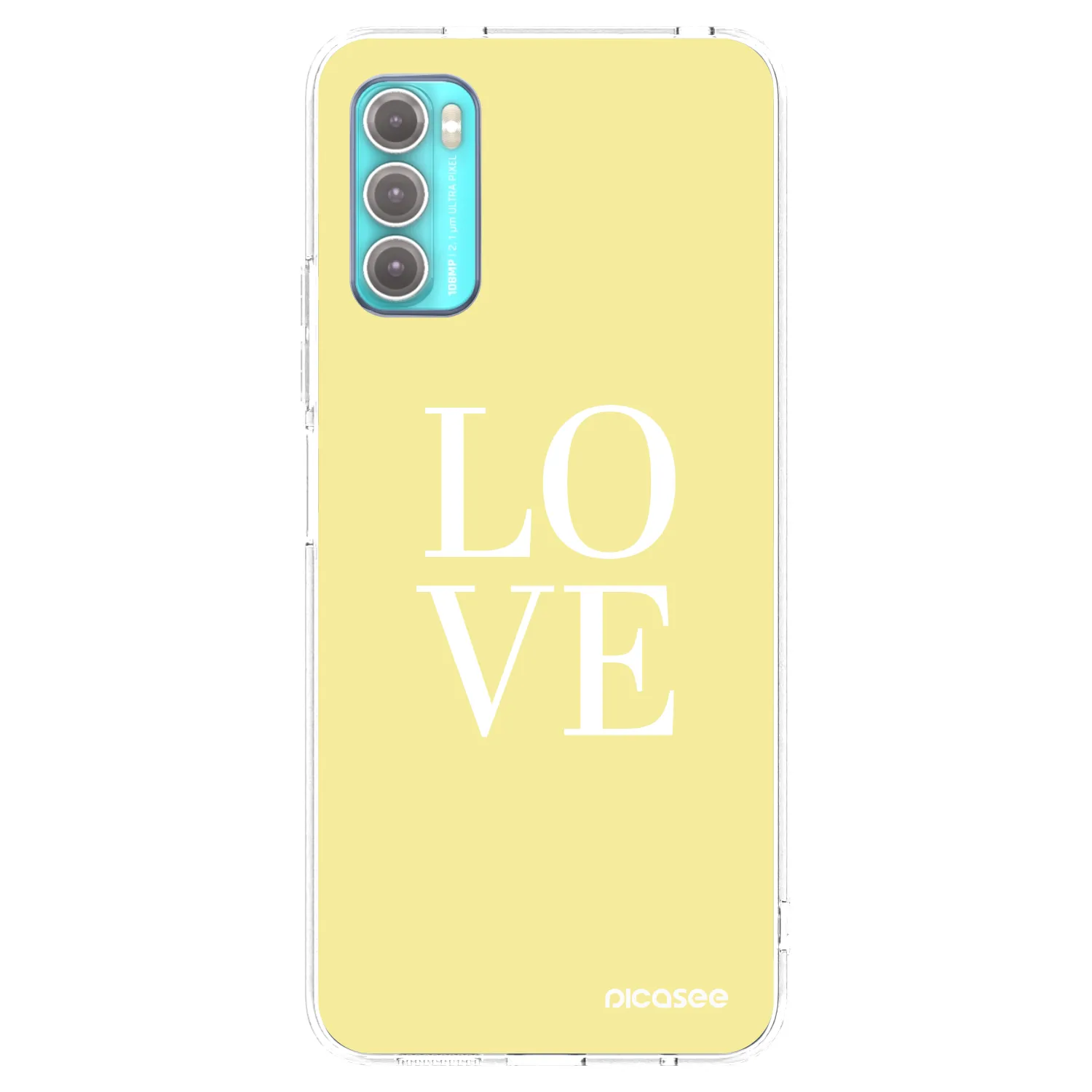 Picasee silikonski prozorni ovitek za Motorola Moto G60 - Love