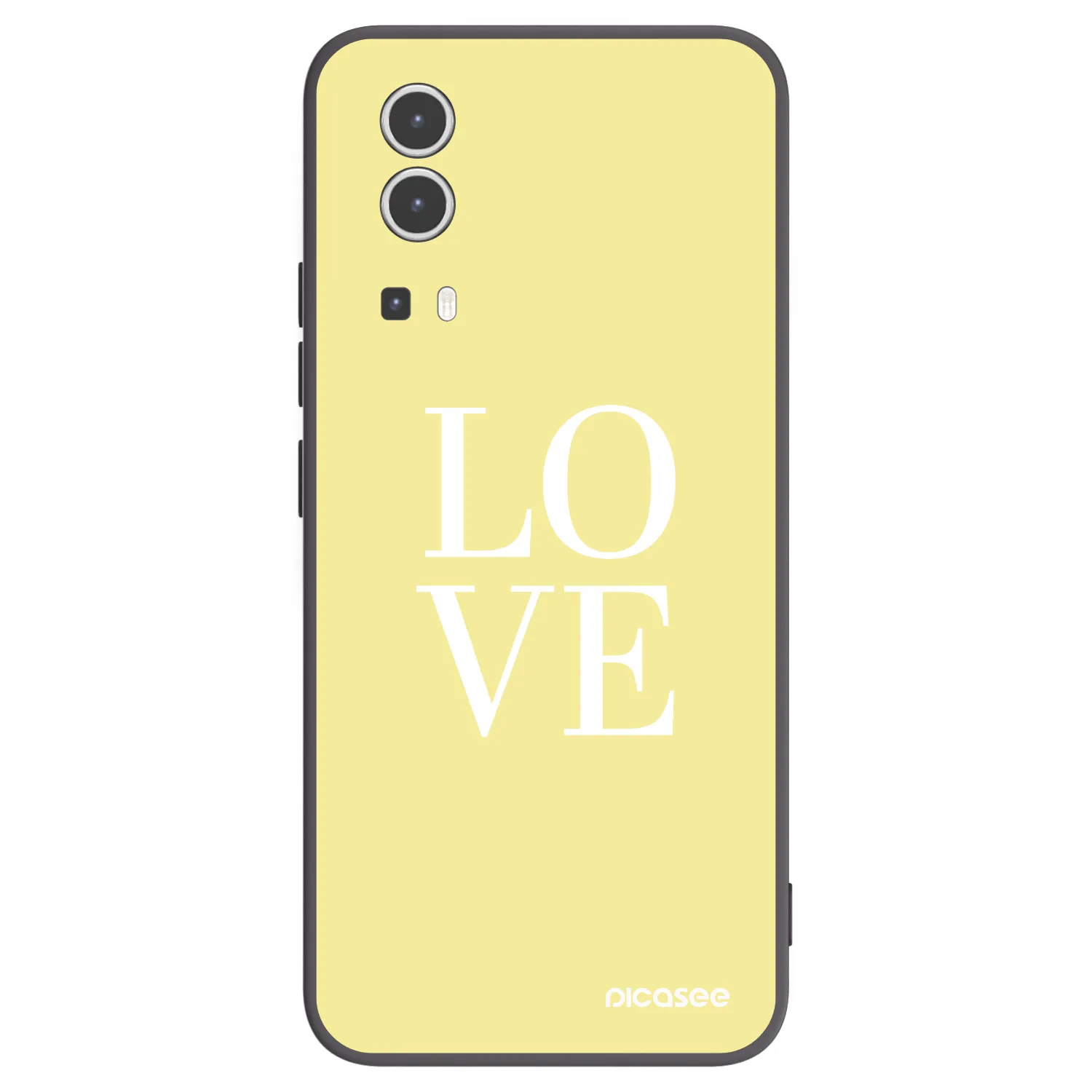 Picasee silikonski črni ovitek za Vivo Y72 5G - Love