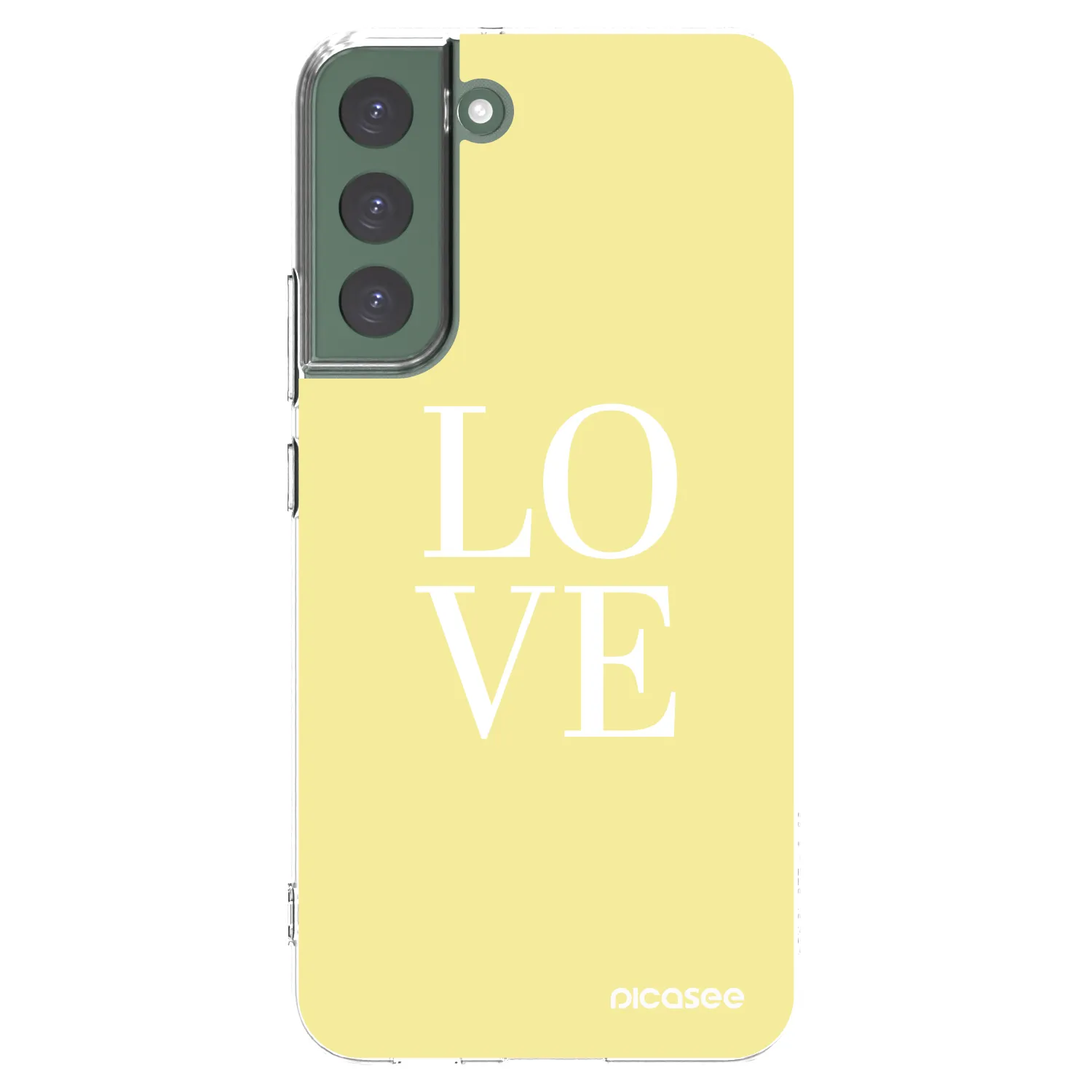Picasee silikonski prozorni ovitek za Samsung Galaxy S22+ 5G - Love
