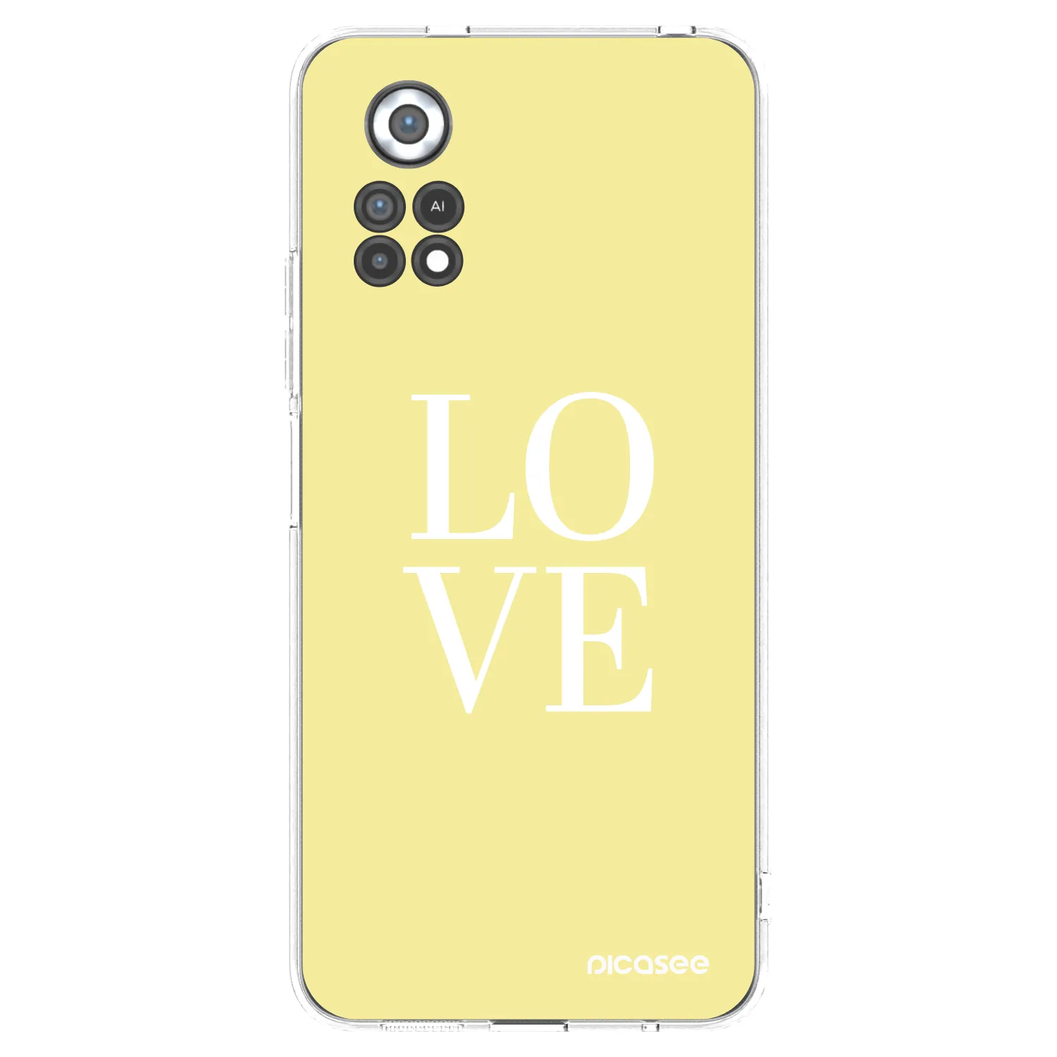 Picasee silikonski prozorni ovitek za Xiaomi Poco X4 Pro 5G - Love