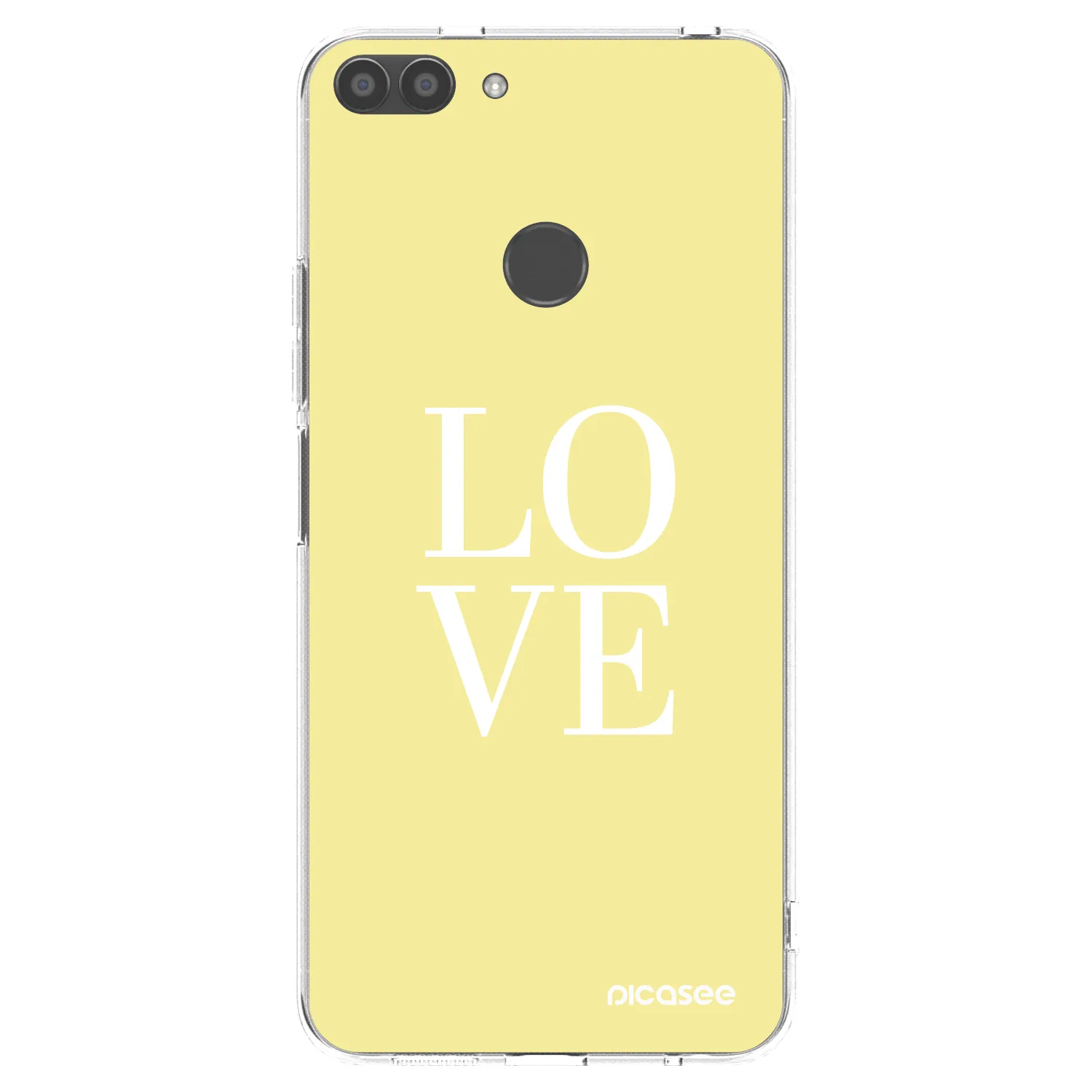 Picasee silikonski prozorni ovitek za Huawei P Smart - Love