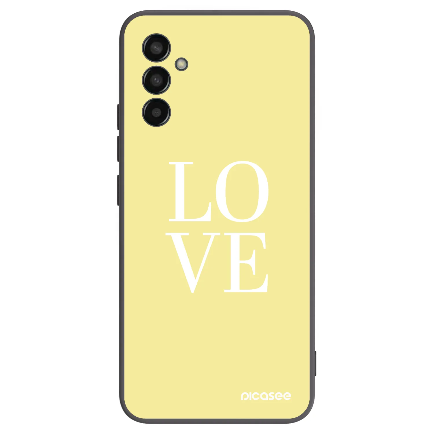 Picasee silikonski črni ovitek za Samsung Galaxy M13 M135F - Love