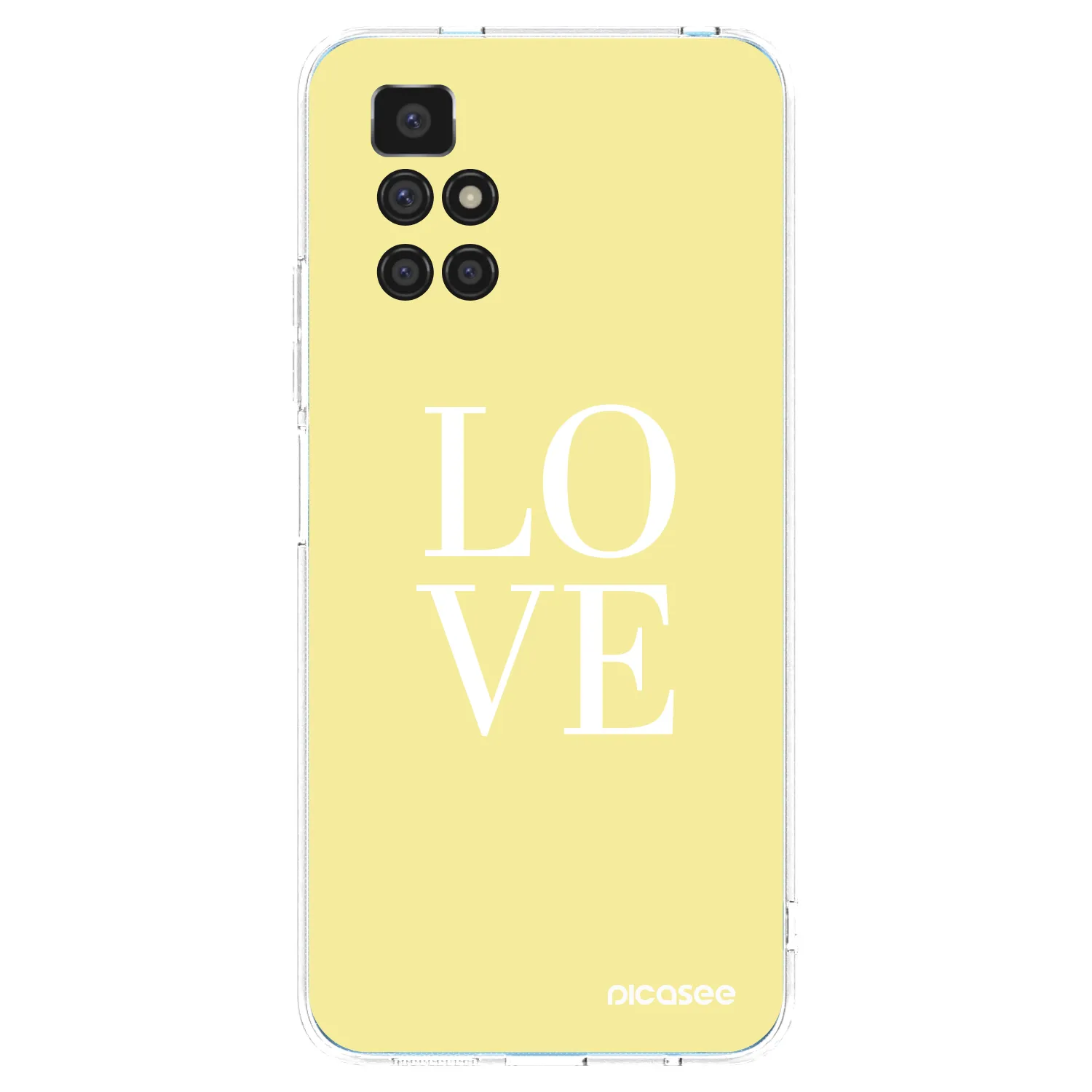 Picasee silikonski prozorni ovitek za Xiaomi Redmi 10 (2022) - Love