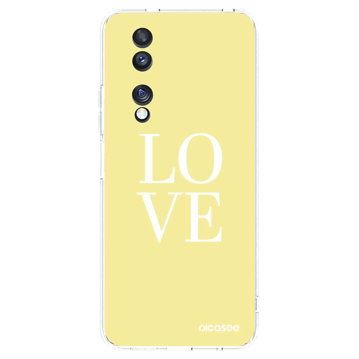 Picasee silikonski prozorni ovitek za Honor 70 - Love