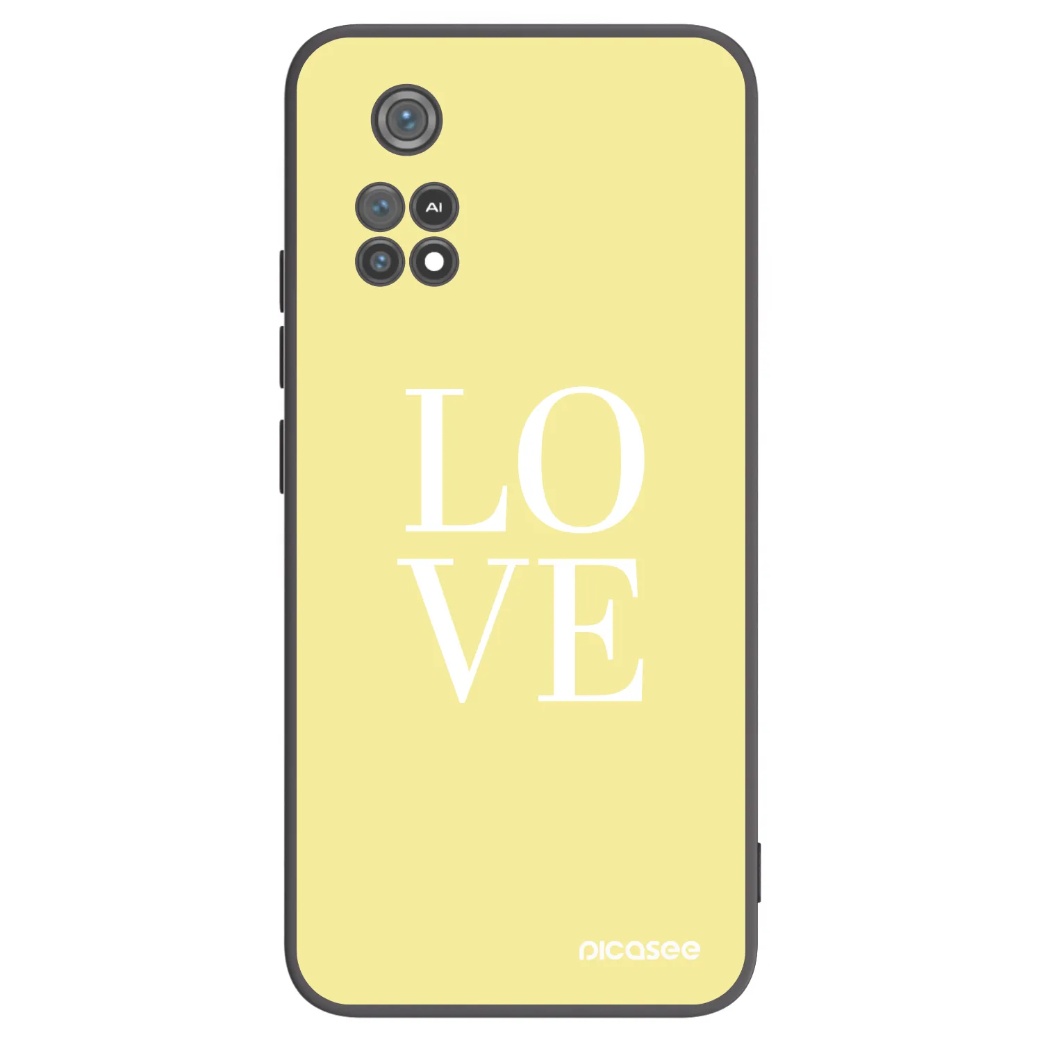 Picasee silikonski črni ovitek za Xiaomi Poco M4 Pro - Love