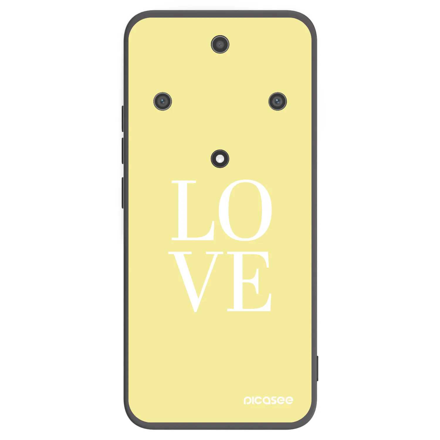 Picasee silikonski črni ovitek za Honor Magic5 Lite 5G - Love