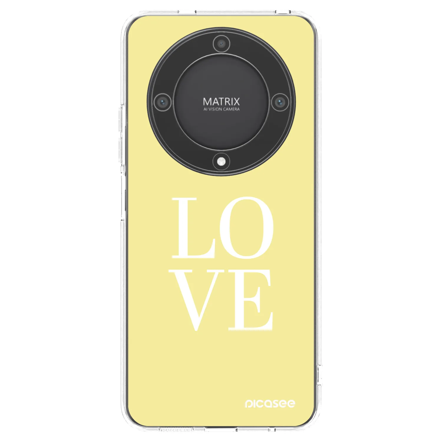 Picasee silikonski prozorni ovitek za Honor Magic5 Lite 5G - Love