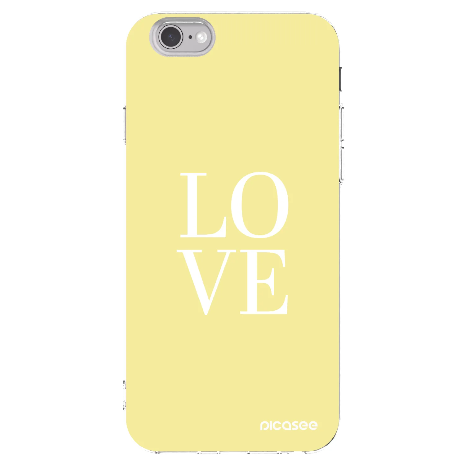 Picasee silikonski prozorni ovitek za Apple iPhone 6/6S - Love