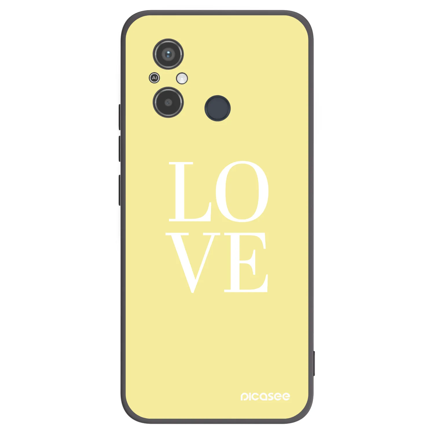 Picasee silikonski črni ovitek za Xiaomi Redmi 12C - Love