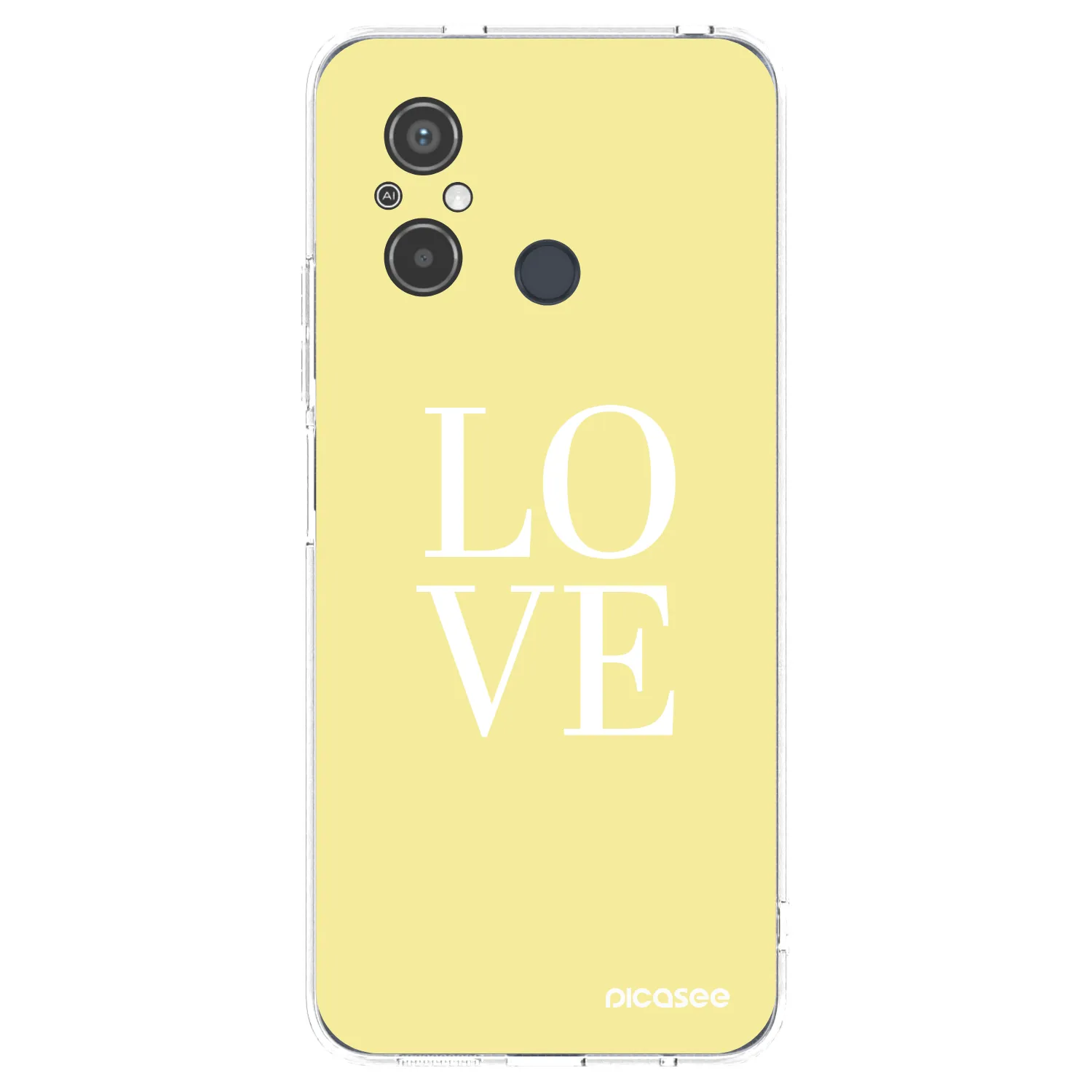 Picasee silikonski prozorni ovitek za Xiaomi Redmi 12C - Love