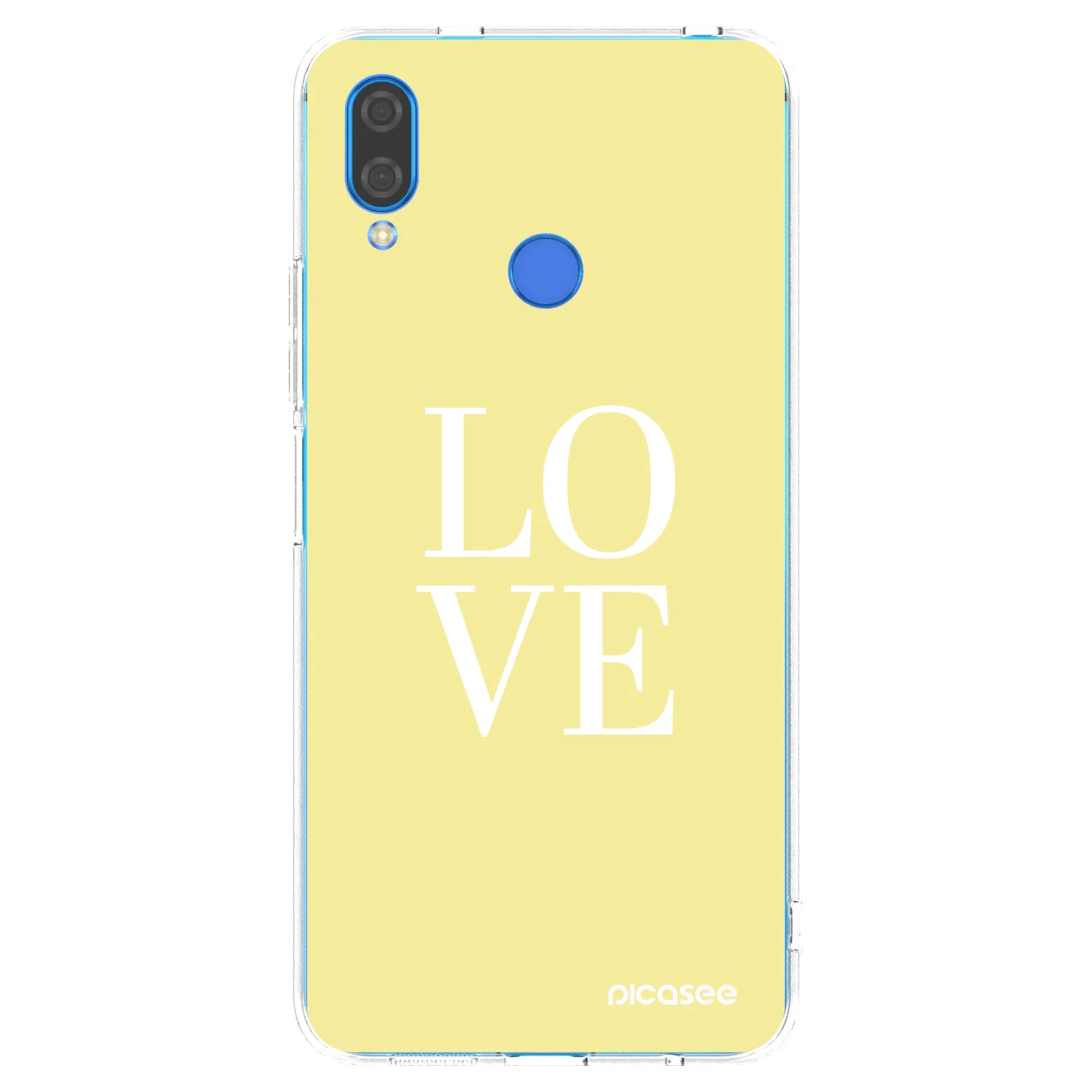 Picasee silikonski prozorni ovitek za Huawei Nova 3 - Love