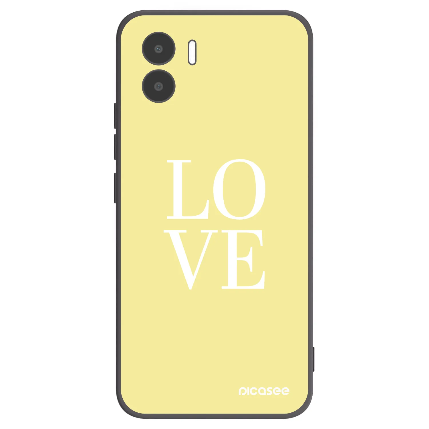 Picasee silikonski črni ovitek za Xiaomi Redmi A2 - Love