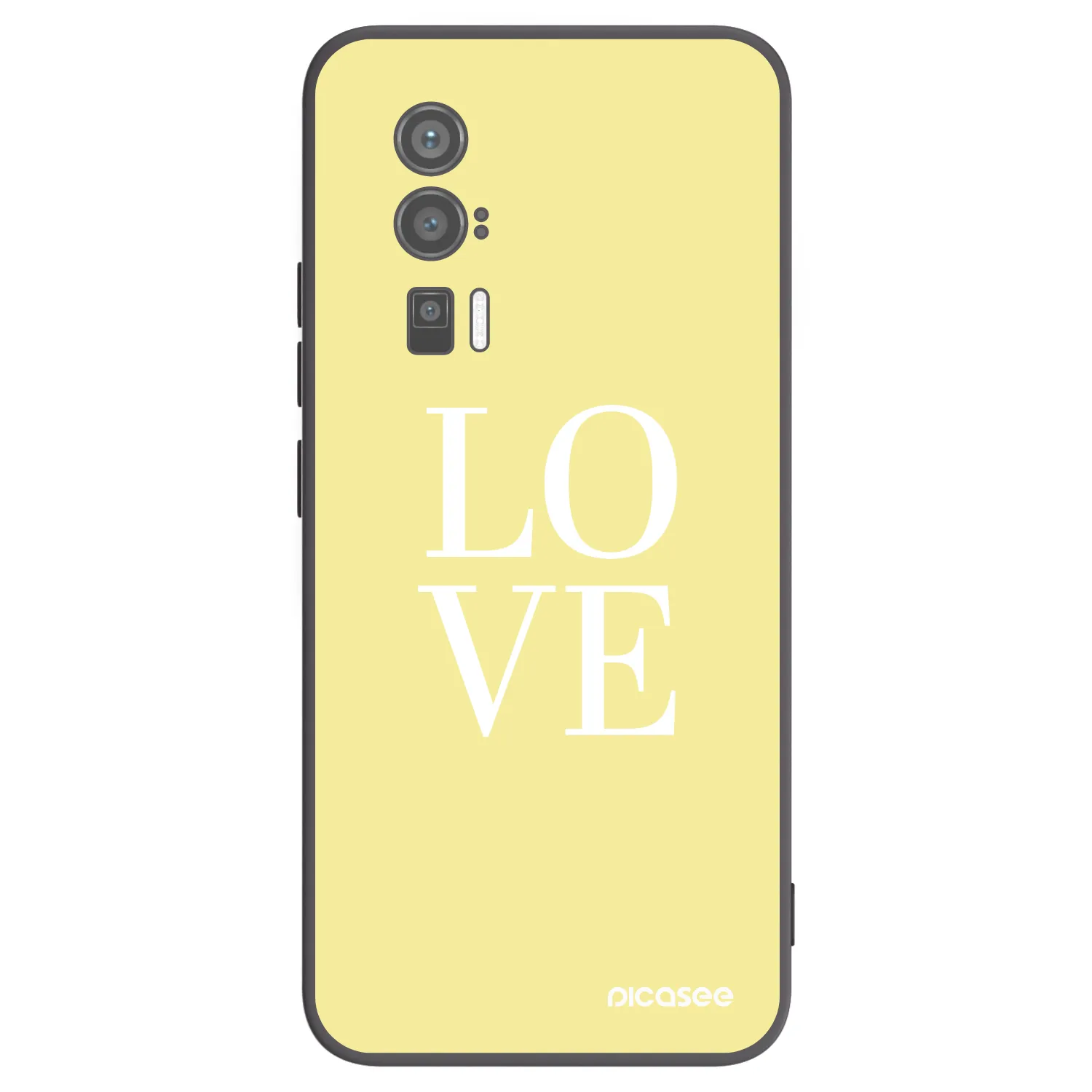 Picasee silikonski črni ovitek za Xiaomi Poco F5 Pro 5G - Love