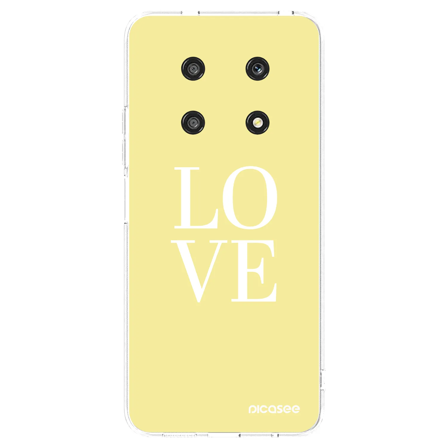 Picasee silikonski prozorni ovitek za Honor Magic4 Lite 5G - Love