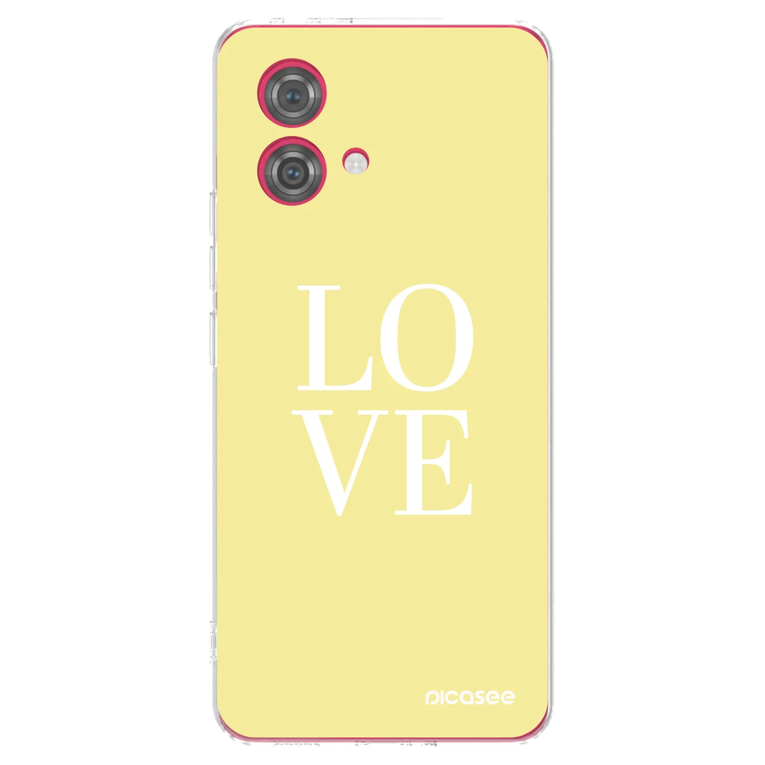 Picasee silikonski prozorni ovitek za Motorola Moto G84 5G - Love