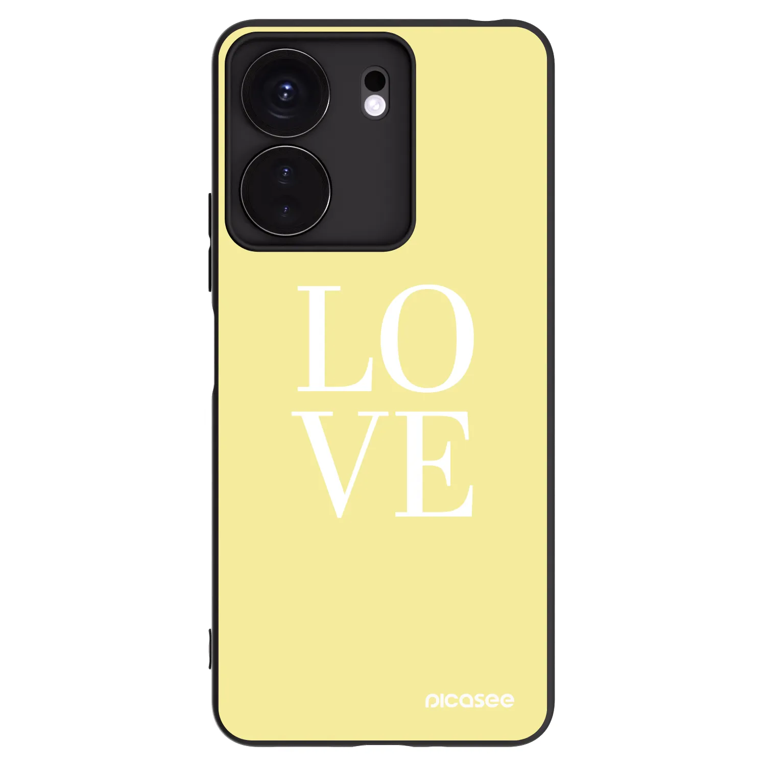 Picasee silikonski črni ovitek za Xiaomi Redmi 13C 4G - Love