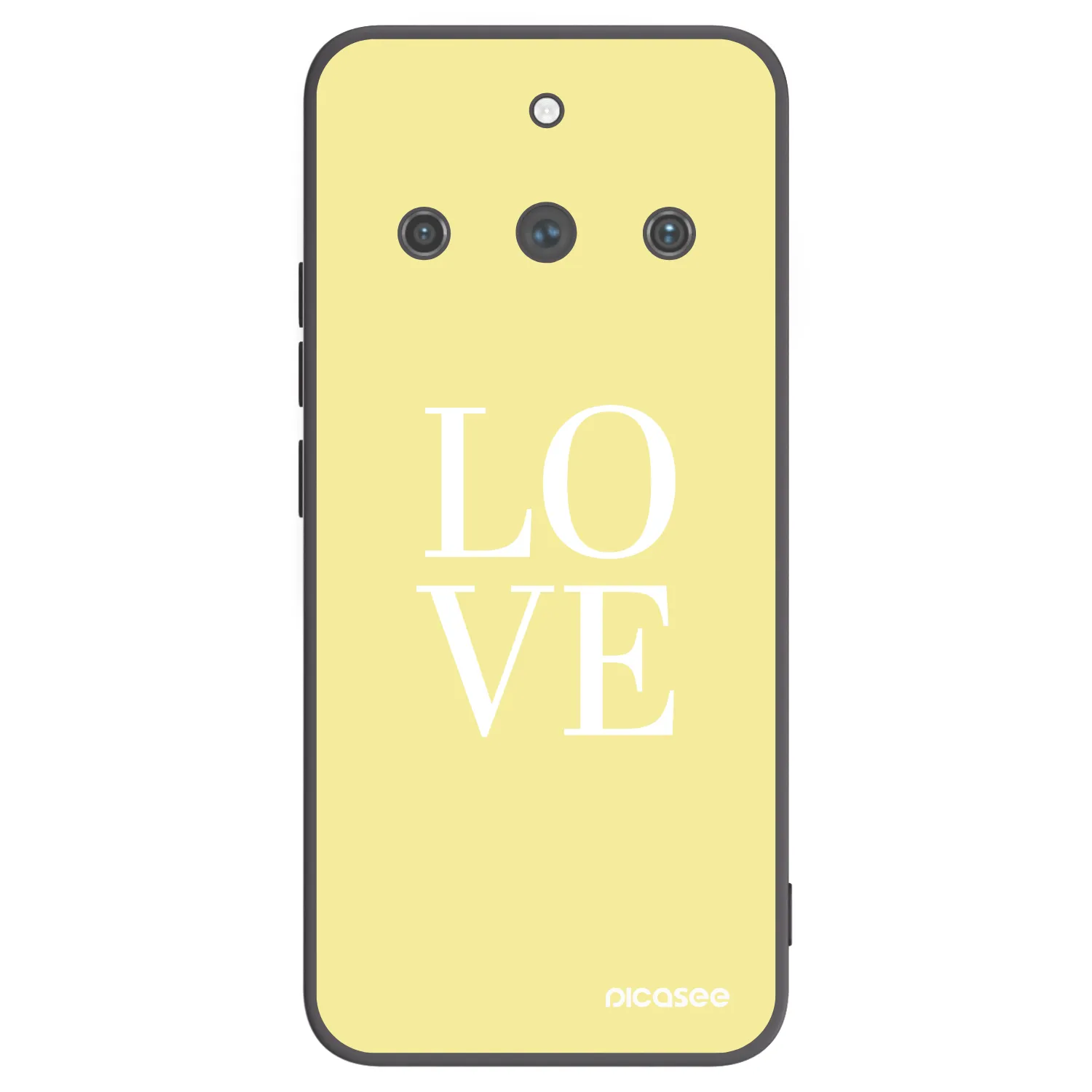 Picasee silikonski črni ovitek za Realme 11 Pro+ - Love