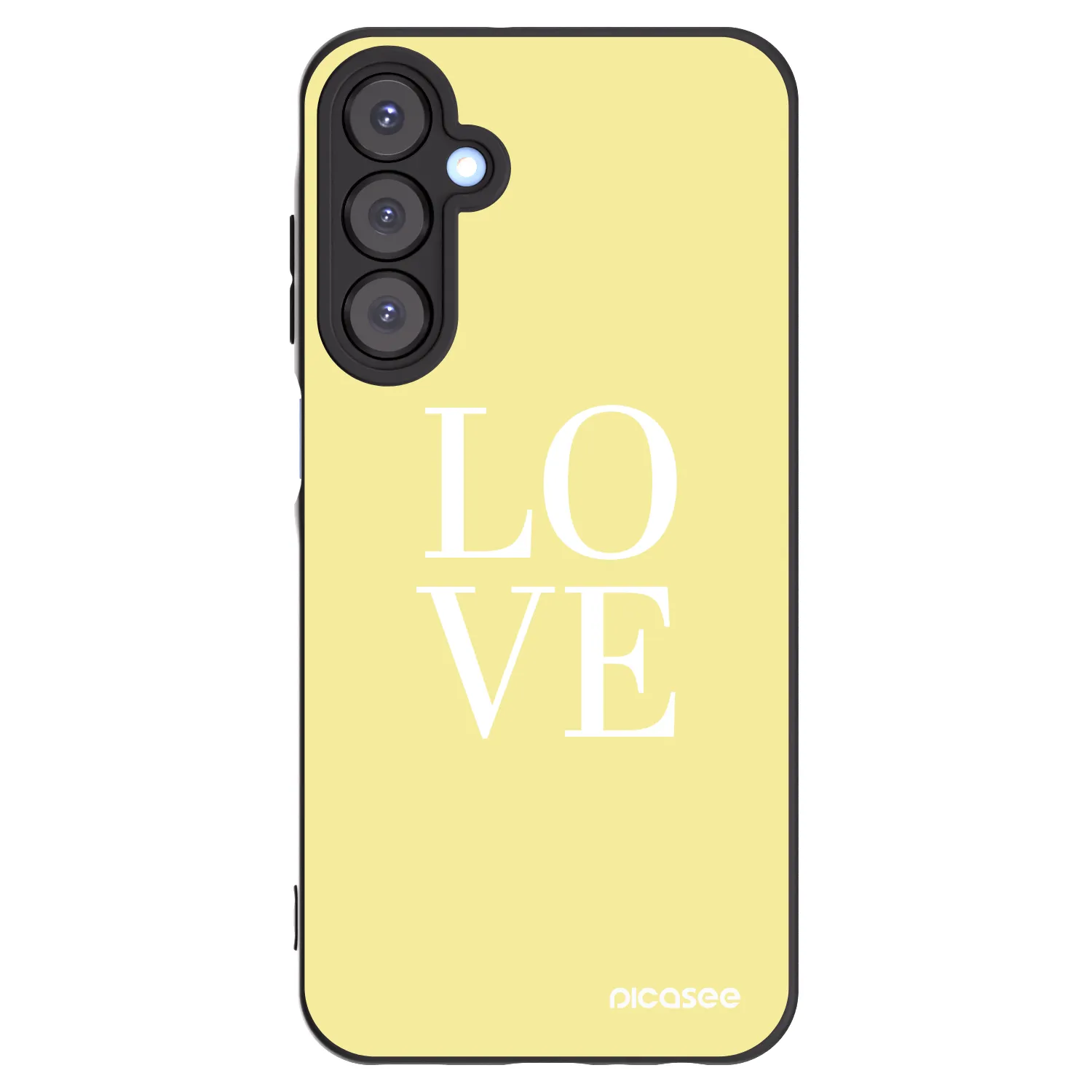 Picasee silikonski črni ovitek za Samsung Galaxy A25 A256B 5G - Love
