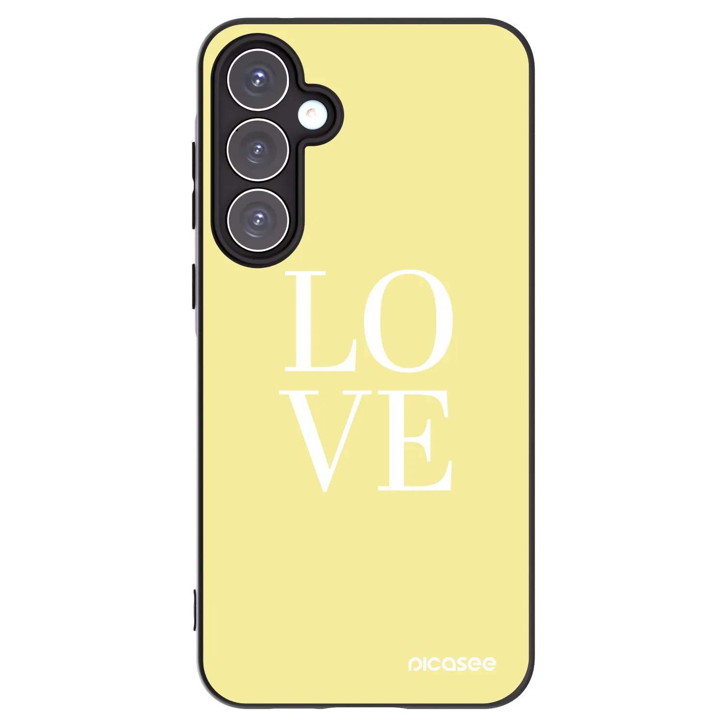Picasee silikonski črni ovitek za Samsung Galaxy A55 5G A556B - Love