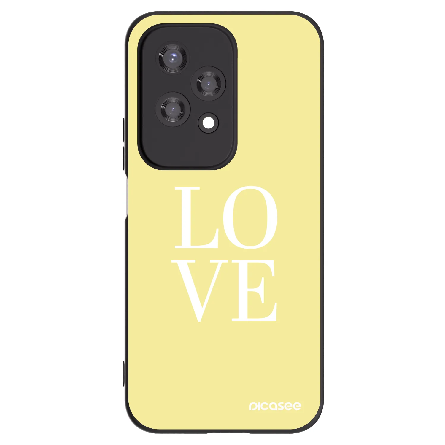 Picasee silikonski črni ovitek za Honor 200 Lite - Love