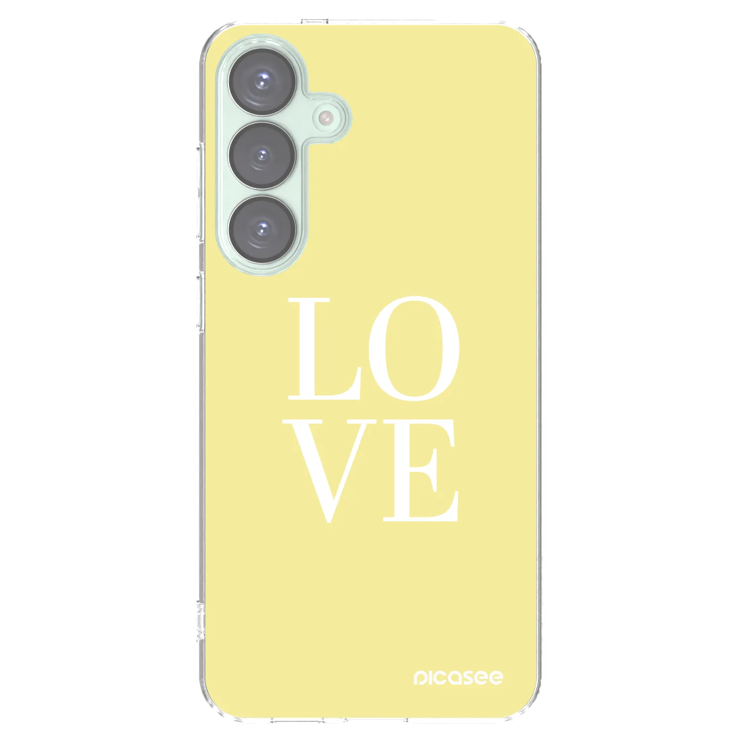 Picasee silikonski prozorni ovitek za Samsung Galaxy S25+ 5G - Love