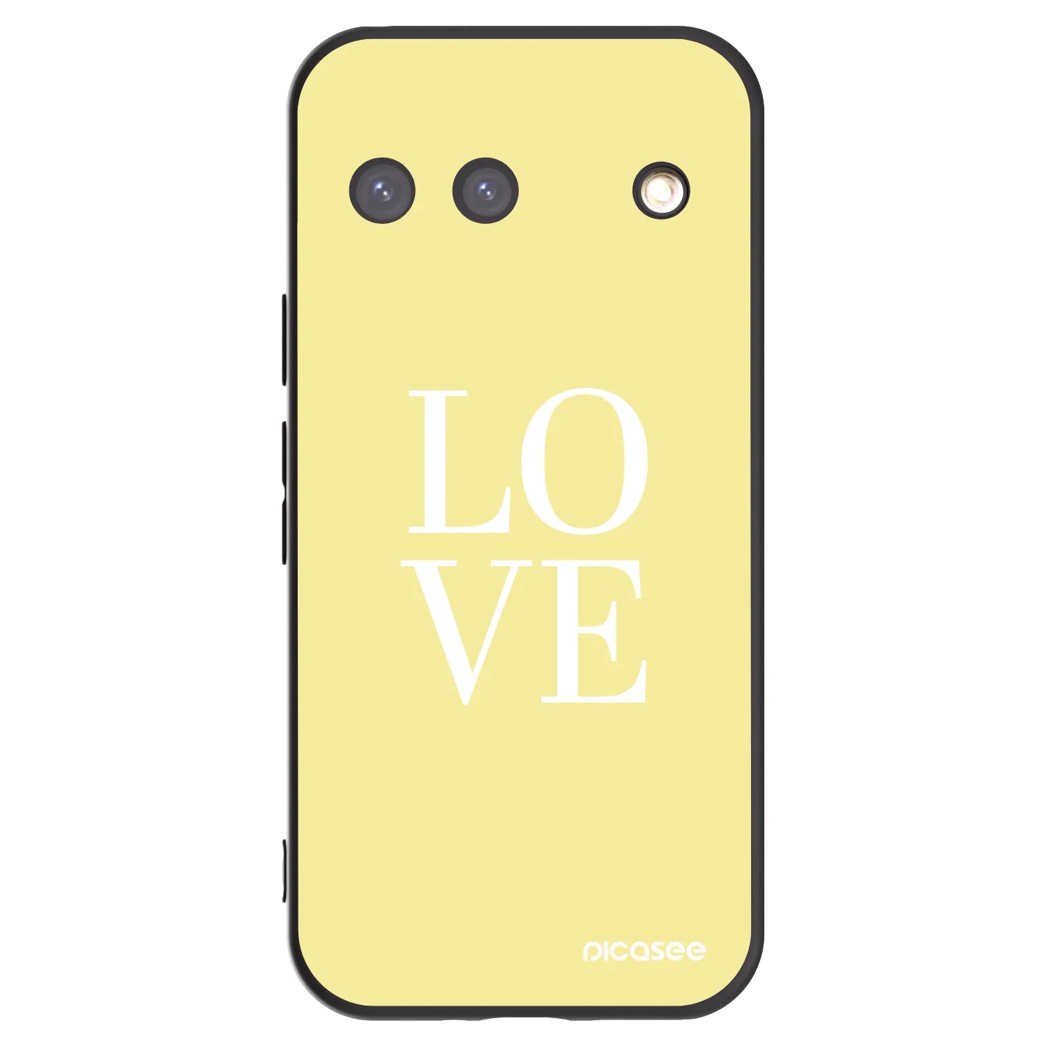 Picasee silikonski črni ovitek za Google Pixel 9 - Love