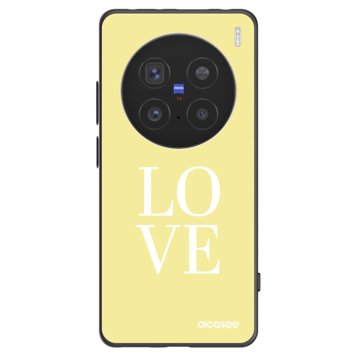 Picasee silikonski črni ovitek za Vivo X200 Pro - Love