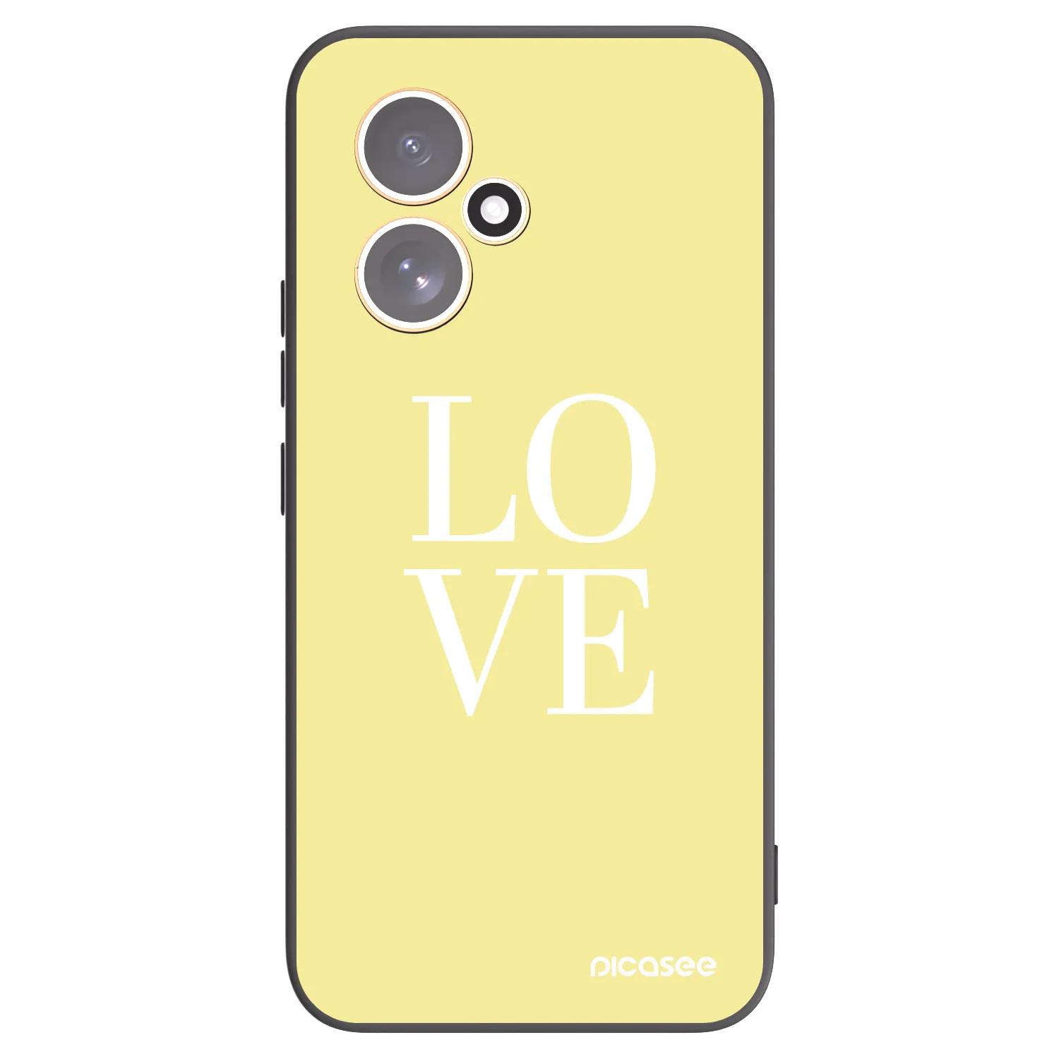 Picasee silikonski črni ovitek za Honor 400 5G - Love