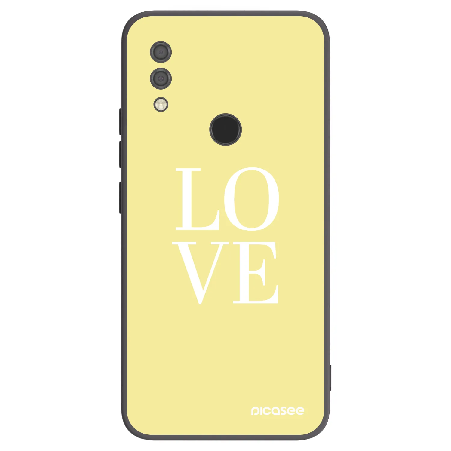 Picasee silikonski črni ovitek za Xiaomi Redmi 7 - Love