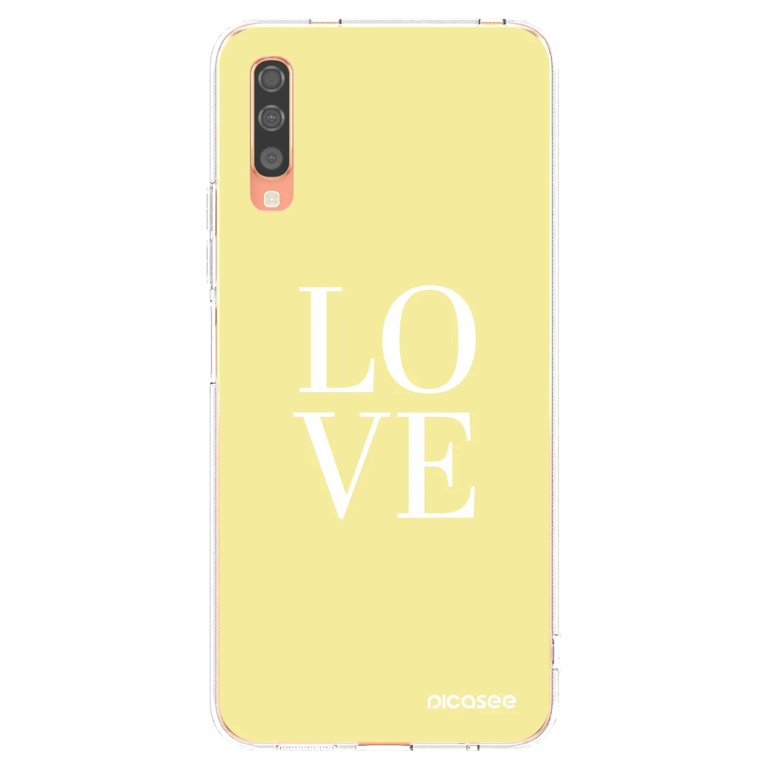 Picasee silikonski prozorni ovitek za Samsung Galaxy A70 A705F - Love