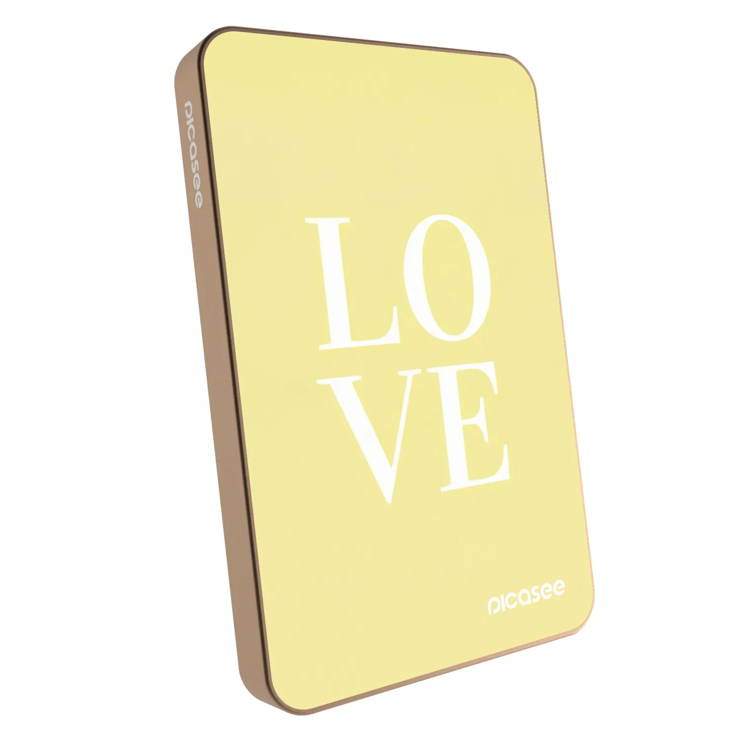 Picasee Prenosna baterija z MagSafe 5 000 mAh Zlati - Love