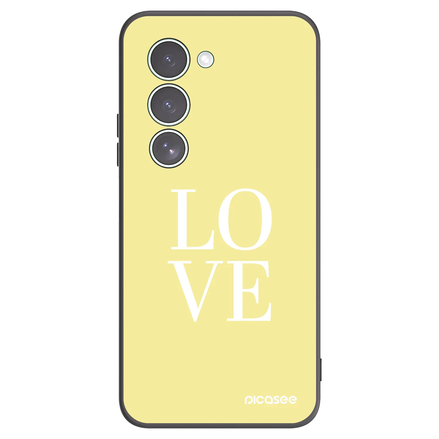 Picasee silikonski črni ovitek za Xiaomi Redmi 15 5G - Love