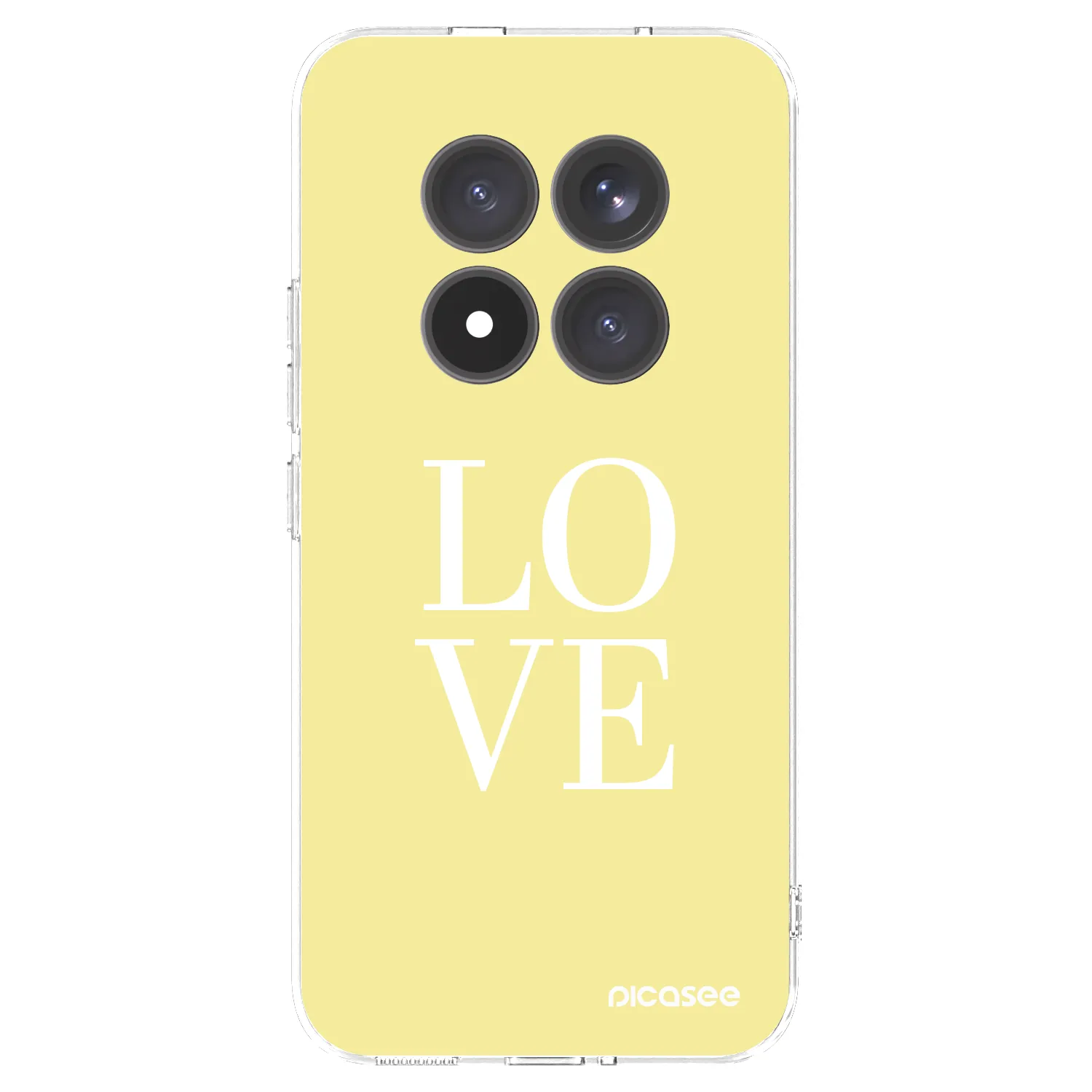 Picasee silikonski prozorni ovitek za Xiaomi Redmi Note 15 Pro+ - Love