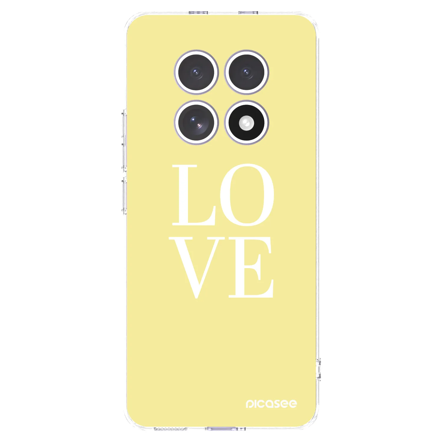 Picasee silikonski prozorni ovitek za Xiaomi Redmi Note 15 - Love