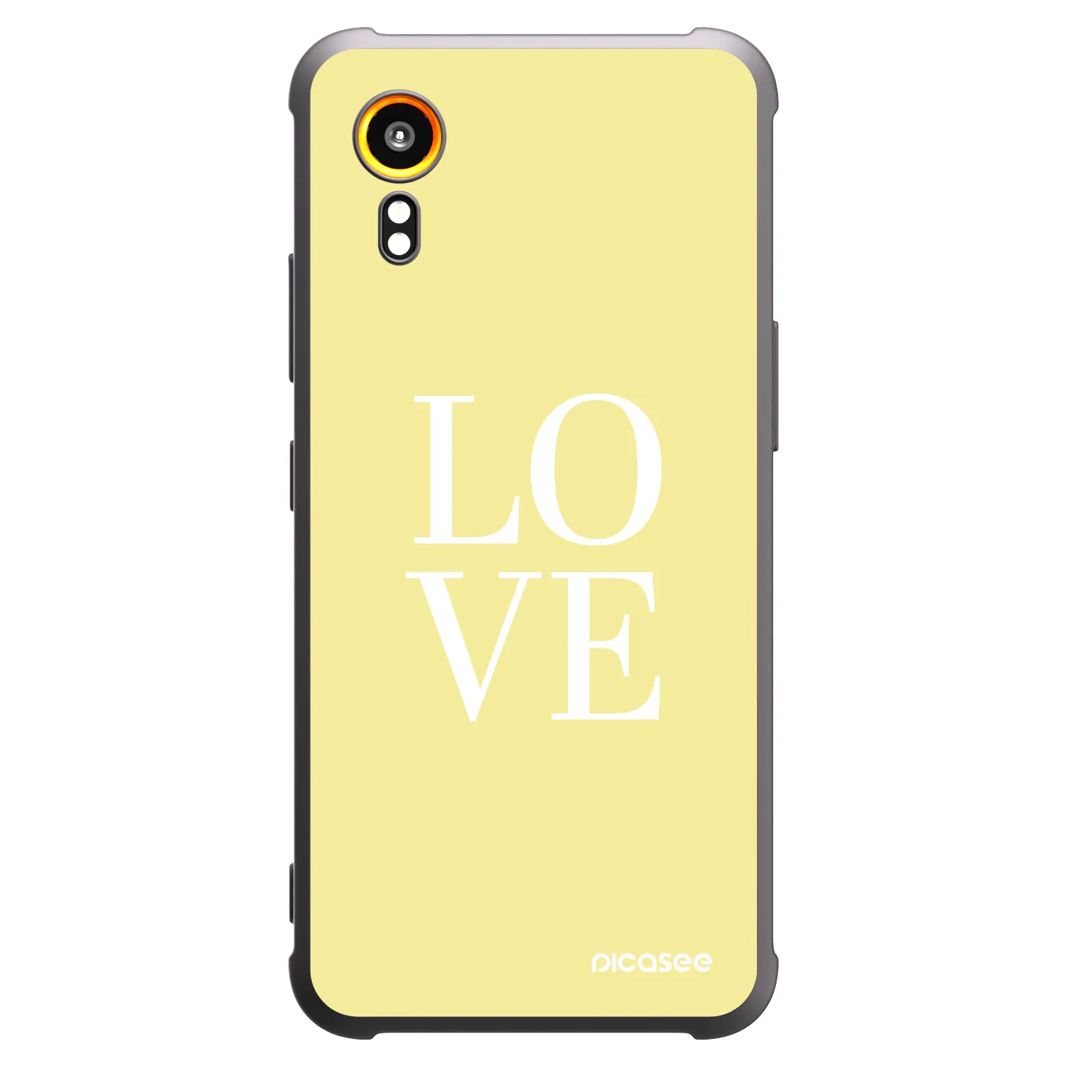 Picasee silikonski črni ovitek za Samsung Galaxy Xcover 7 - Love