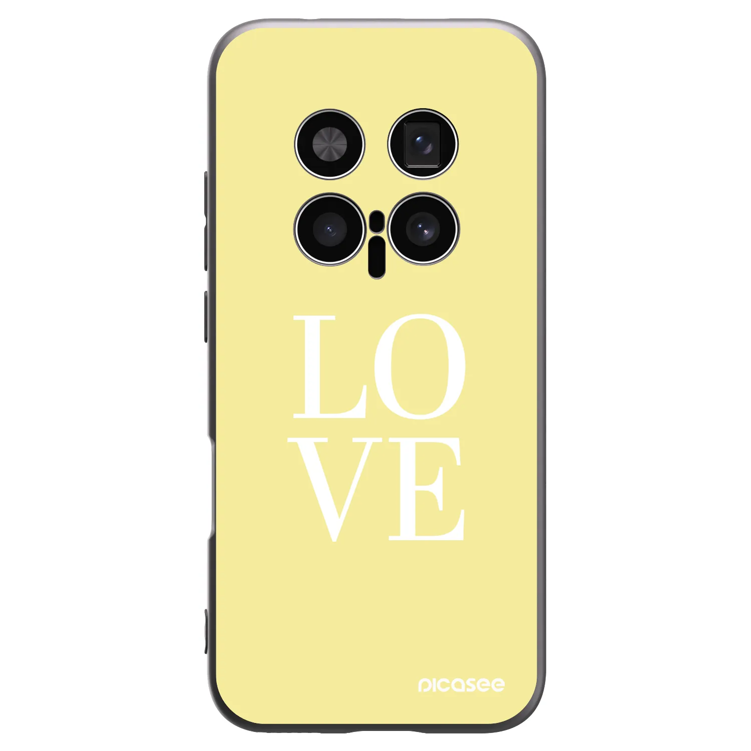 Picasee silikonski črni ovitek za Honor Magic8 Pro 5G - Love